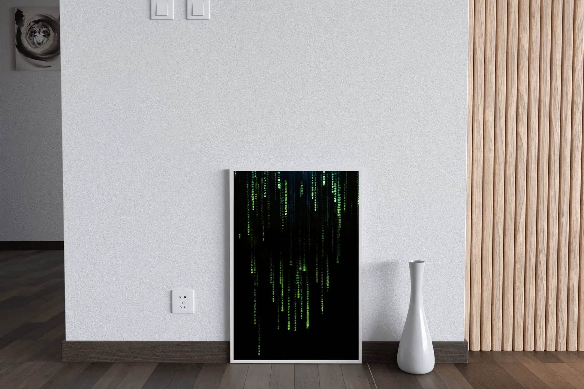 THE MATRIX Green Code Wall Art - beink online art store