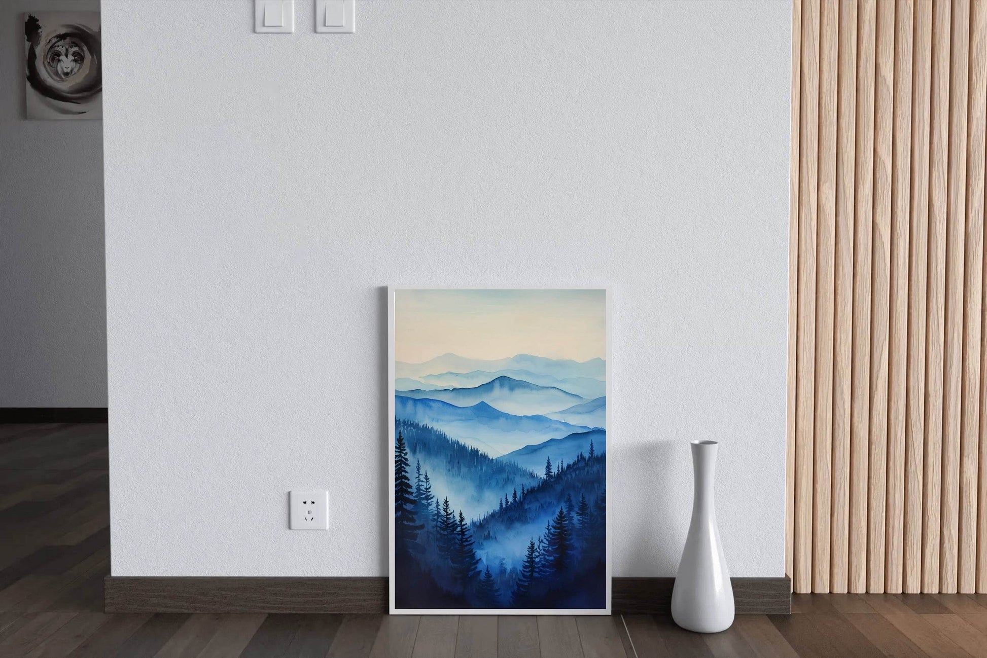 Misty Blue Mountains Wall Art - beink online art store
