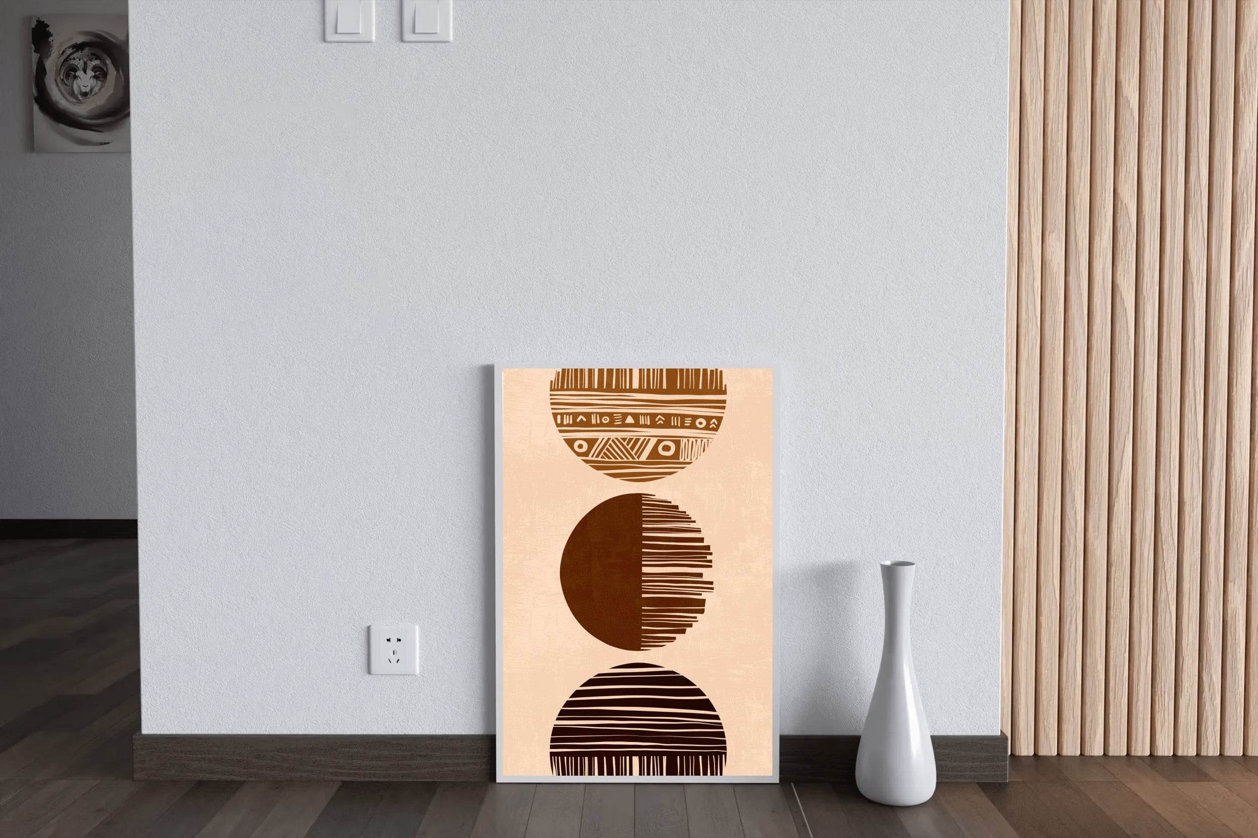 Minimalist Circle Pattern ArtWork - beink online art store