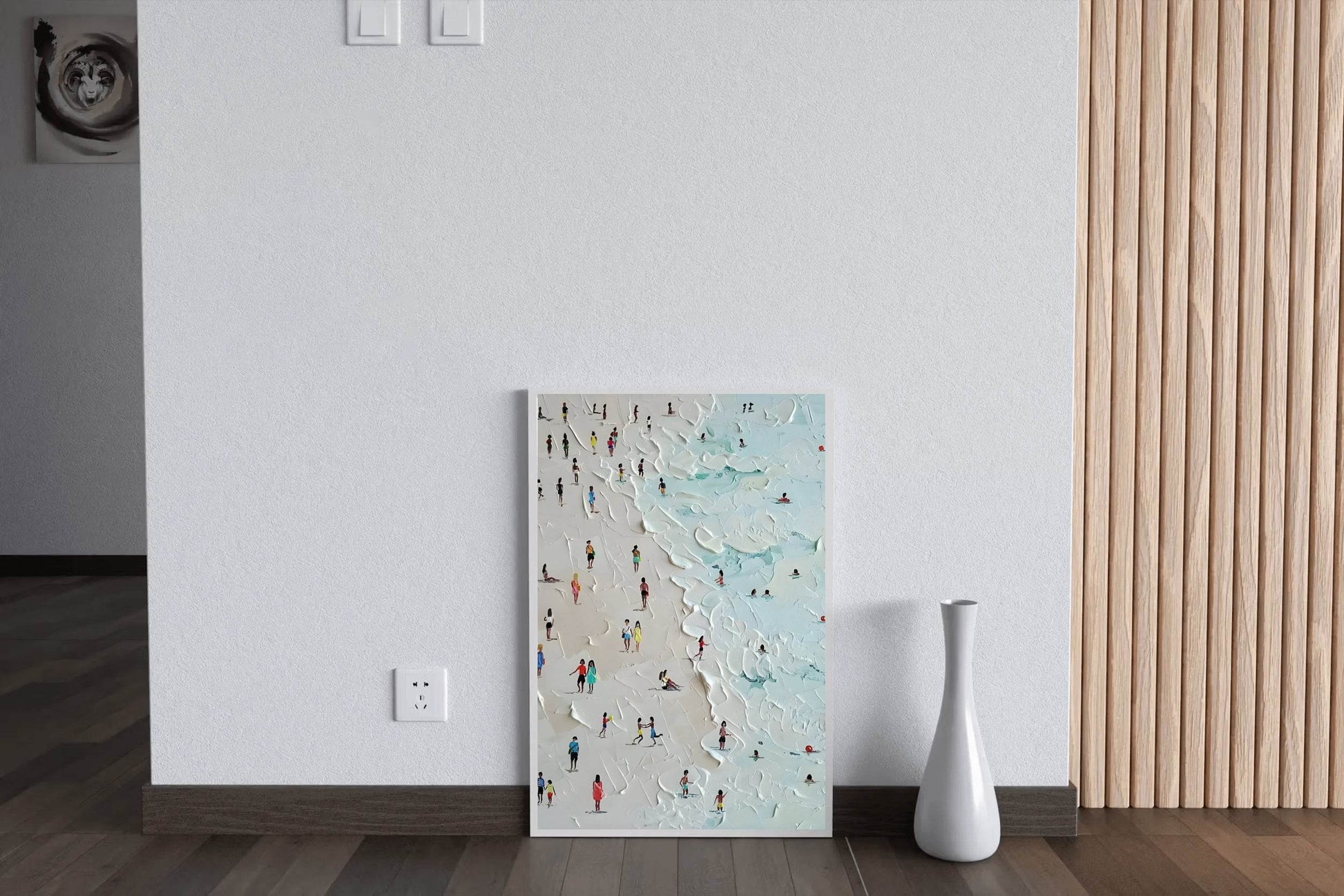Summer Day at the Shore Modern Wall Art - beink online art store