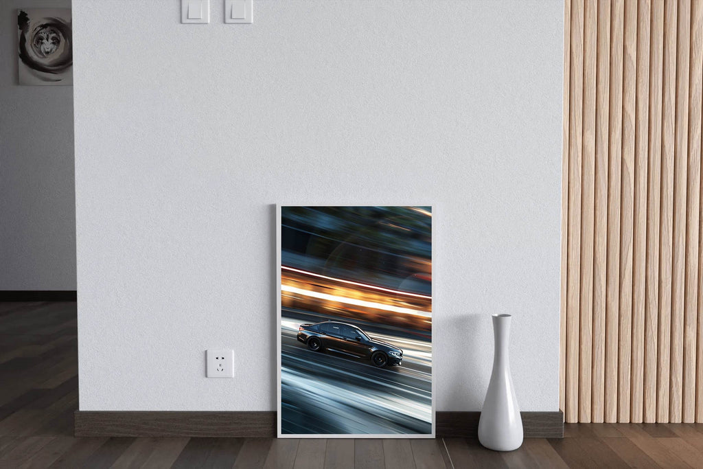BMW M5 Black Wall Art - beink online art store