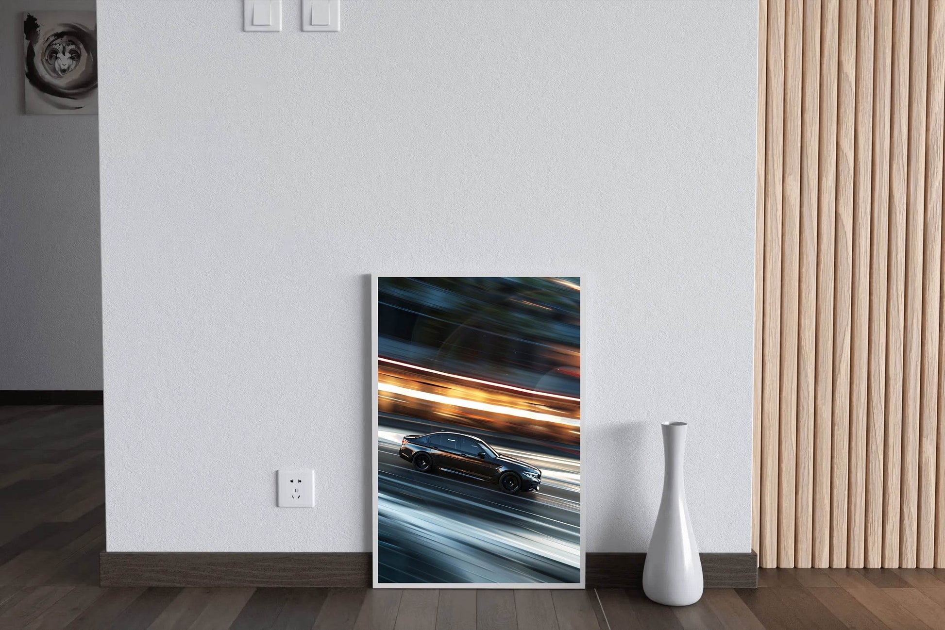 BMW M5 Black Wall Art - beink online art store
