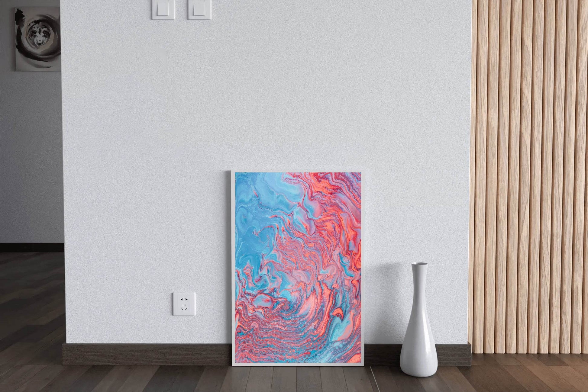 Liquid Waves Abstract Wall Art - beink online art store