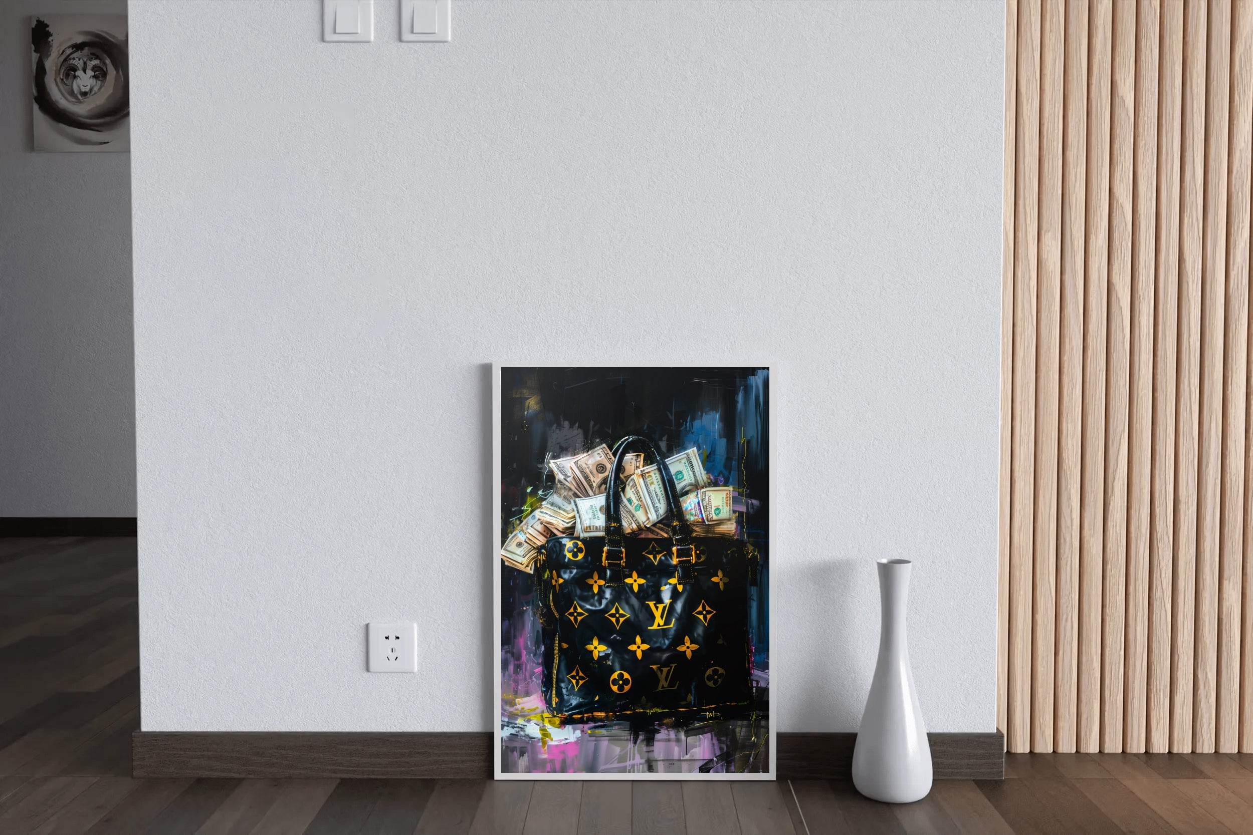 Bag Full of Money Wall Art - beink online art store