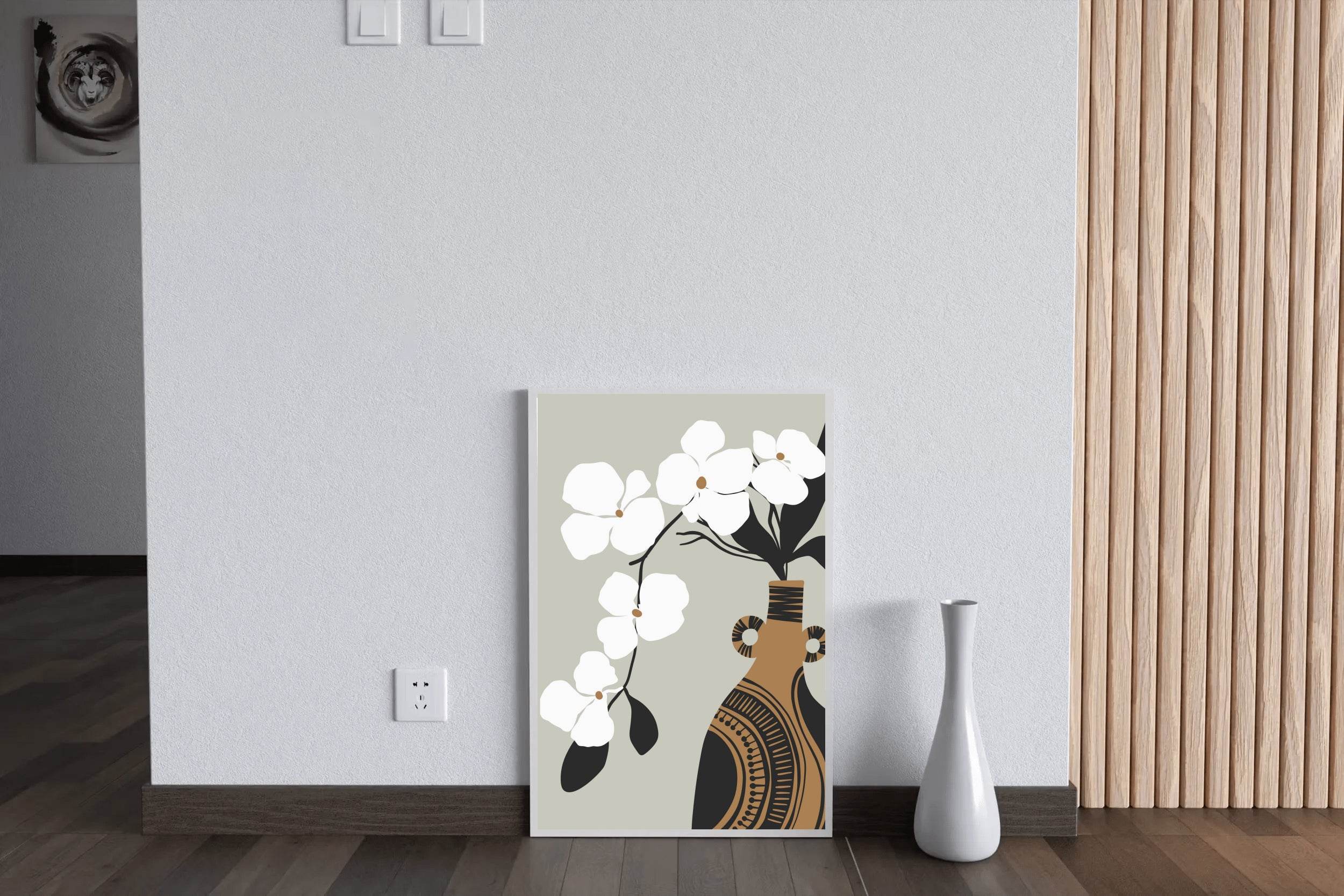 Cherry Blossom Leaves Wall Art - beink online art store