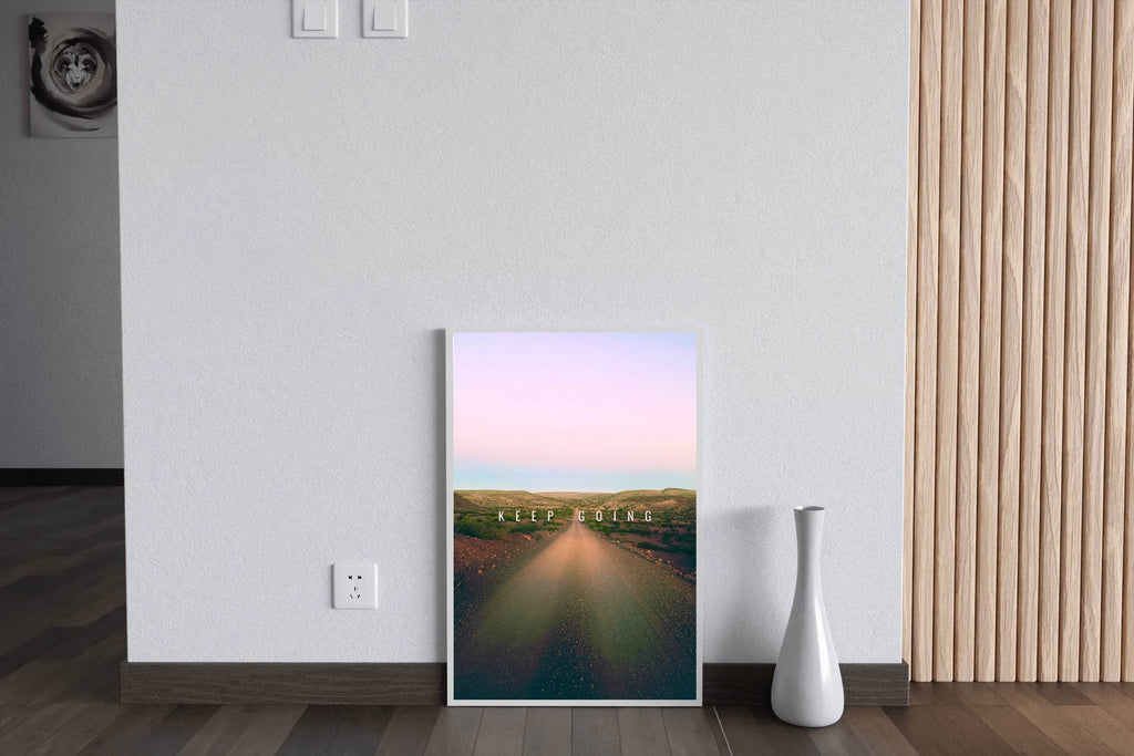Keep Going Motivational Wall Art - beink online art store