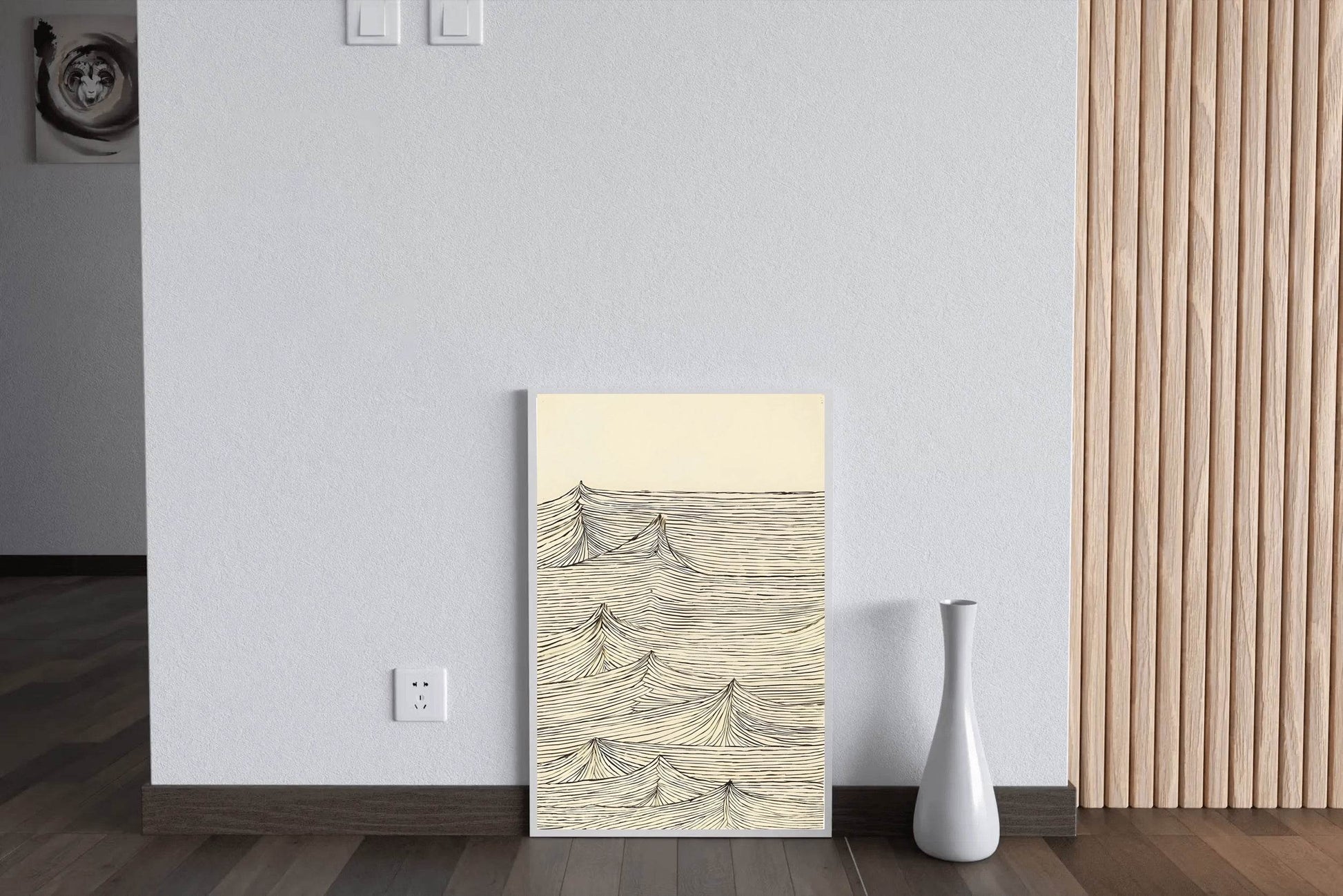 Black and White Sea Modern Wall Art - beink online art store