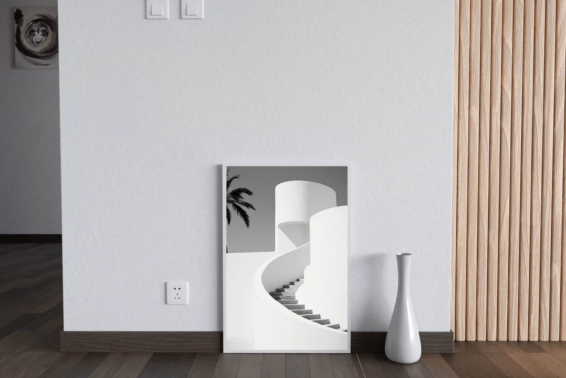 Concrete Walls White Wall Art - beink online art store