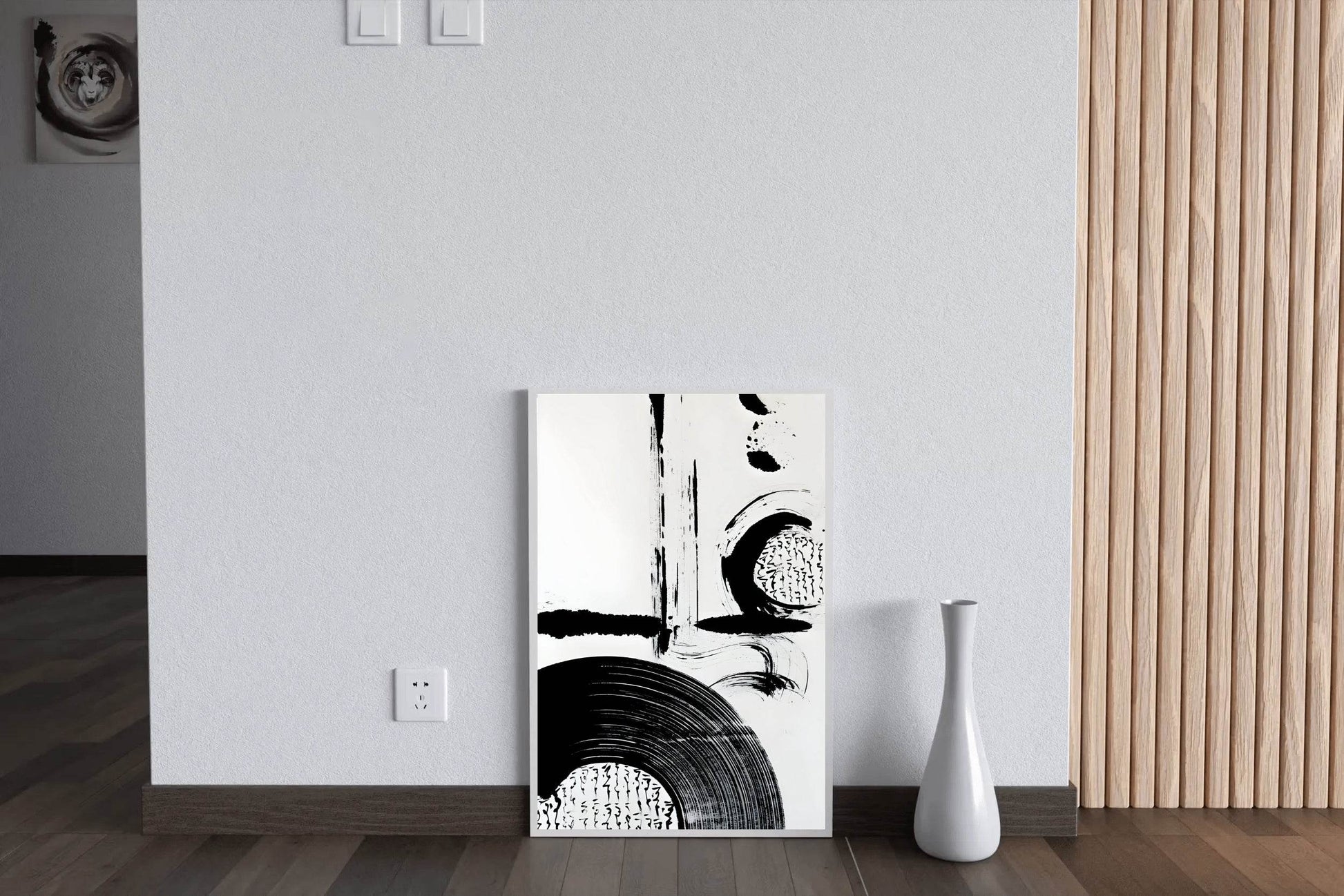 Ink Blot and Circular Dance Modern Wall Art - beink online art store