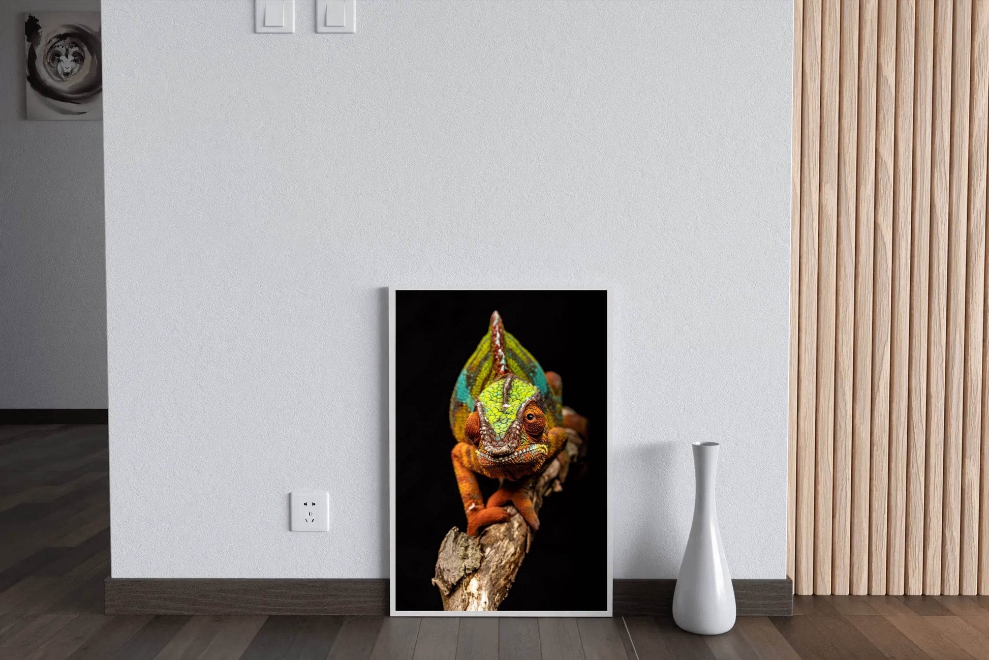 Panther Chameleon Animal Wall Art - beink online art store