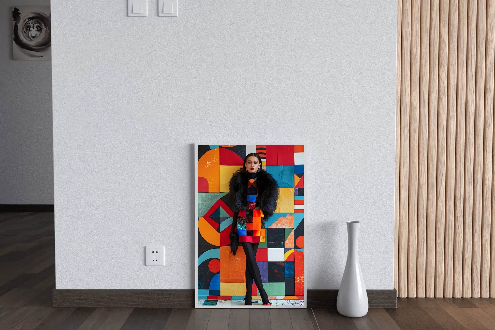 Colorful Silk Short Dress Wall Art - beink online art store
