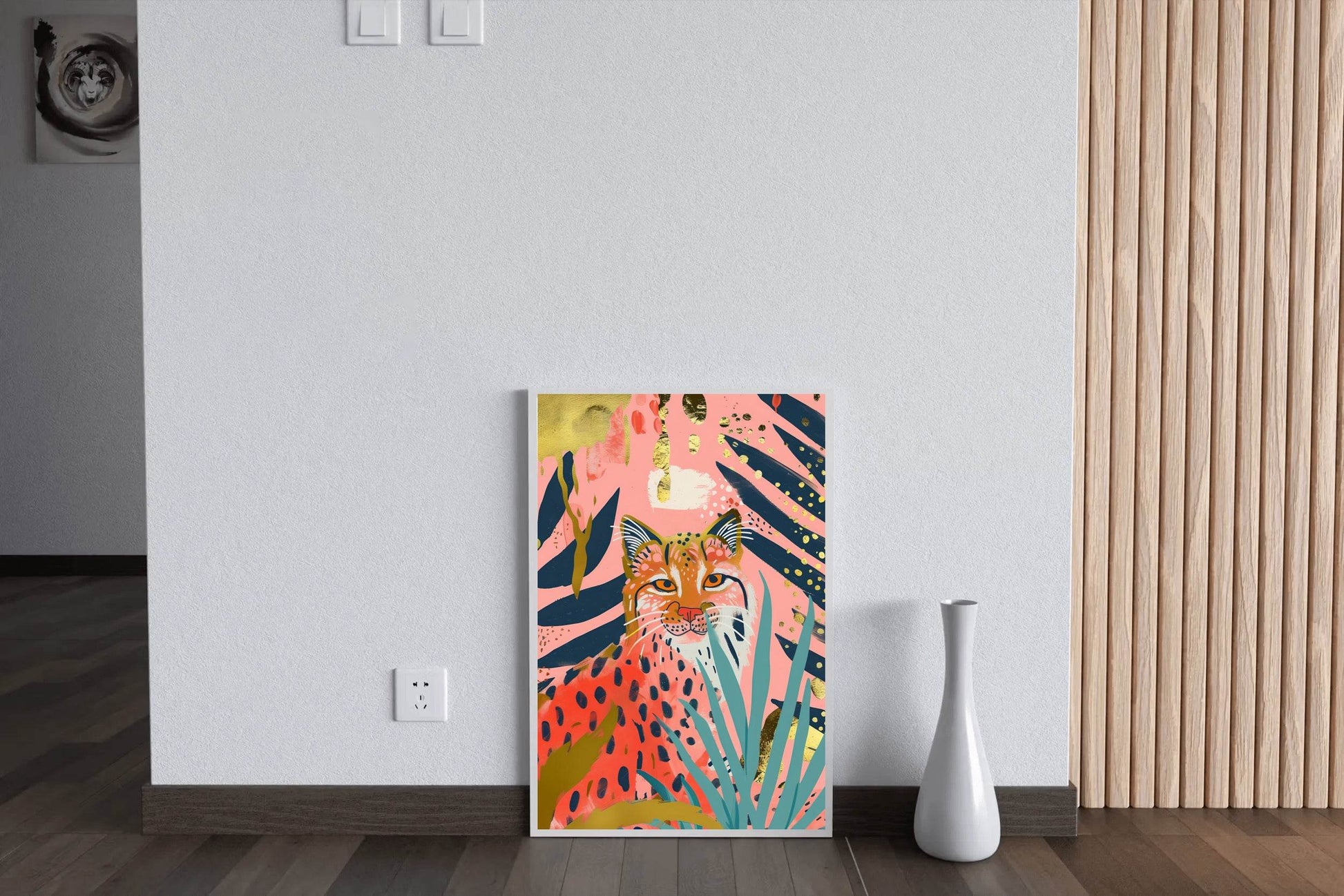 Oil Painting of Leopard in the Jungle - beink online art store