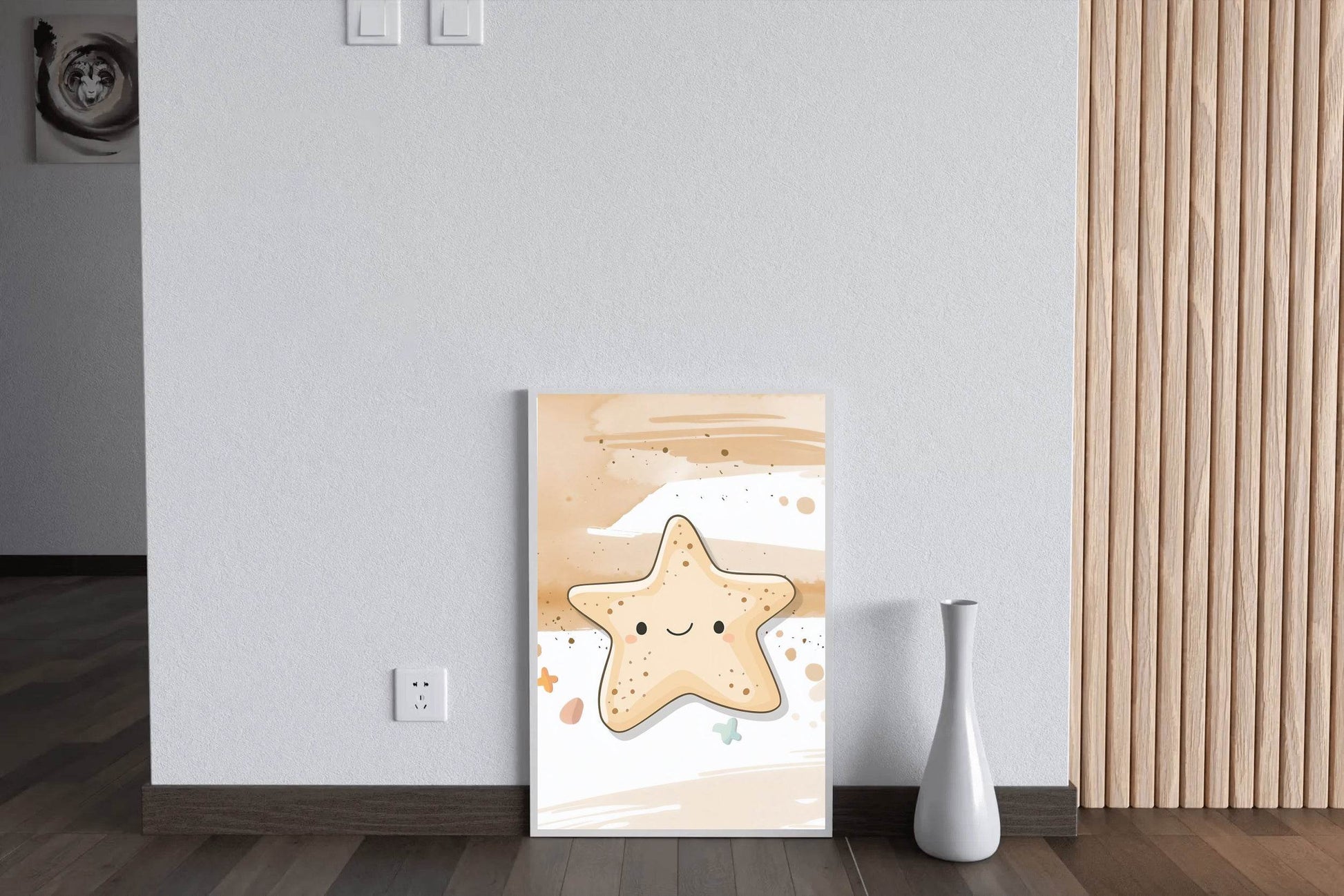 Cute Starfish Character Illustration - beink online art store