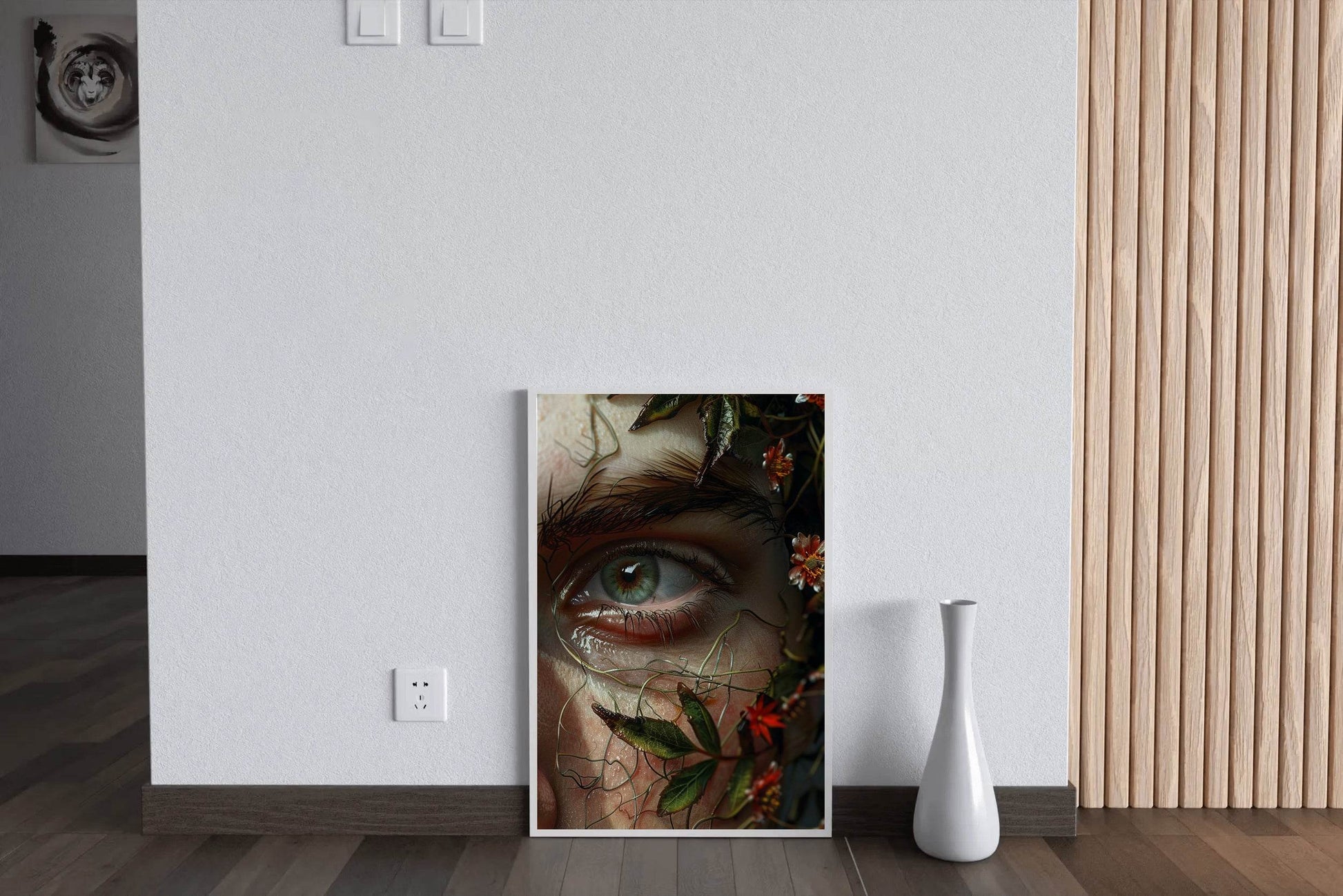 A Woman With Green Eyes Digital Art - beink online art store