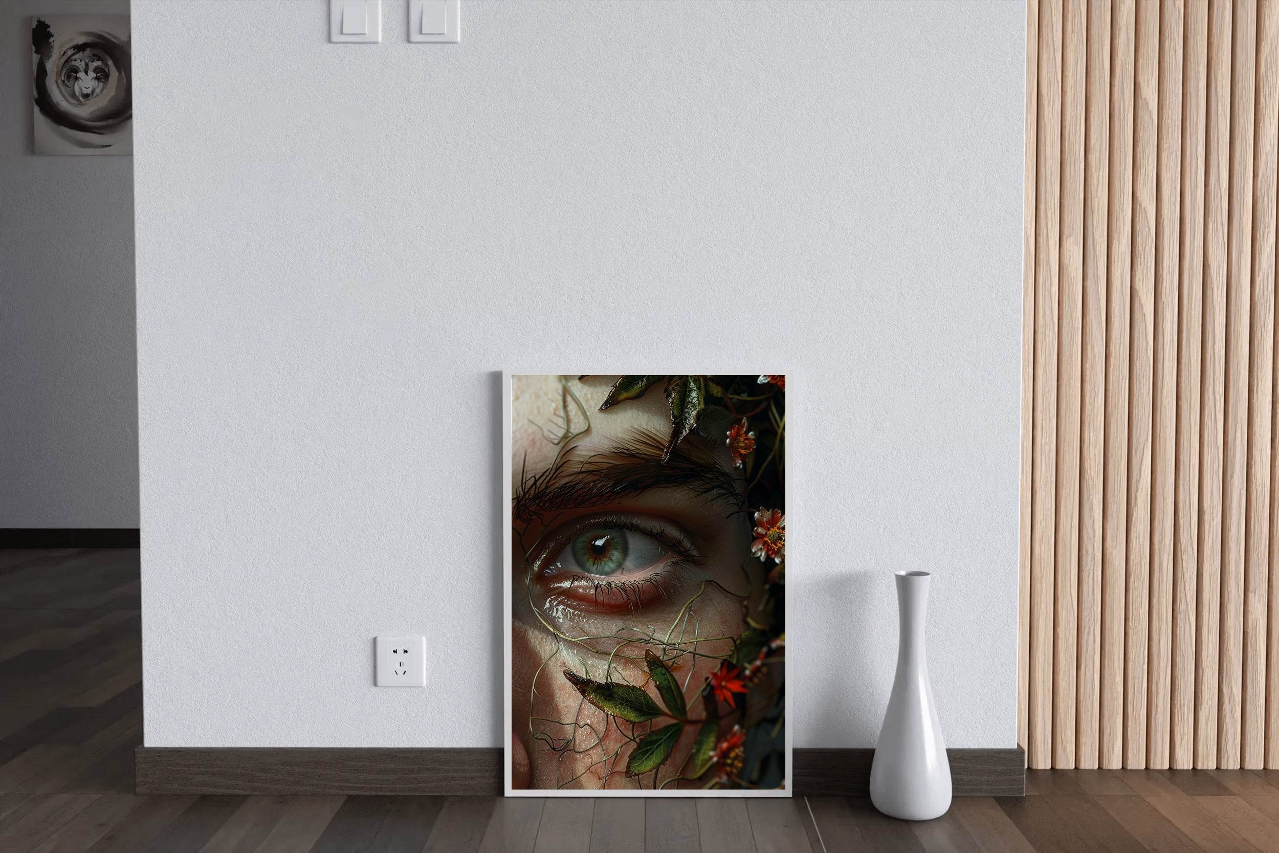 A Woman With Green Eyes Digital Art - beink online art store