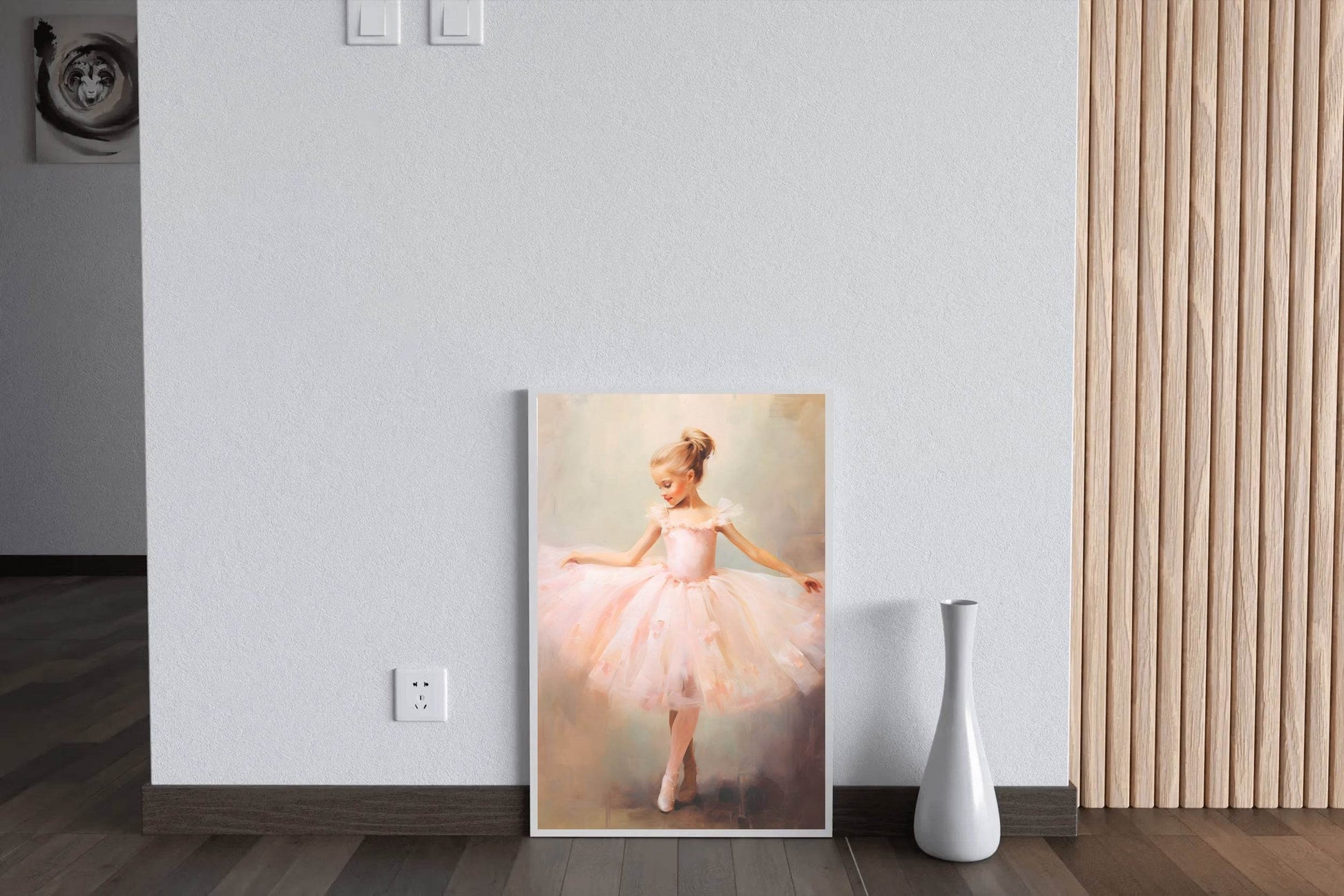 Watercolor Brushed Painting of Dancing Girl - beink online art store