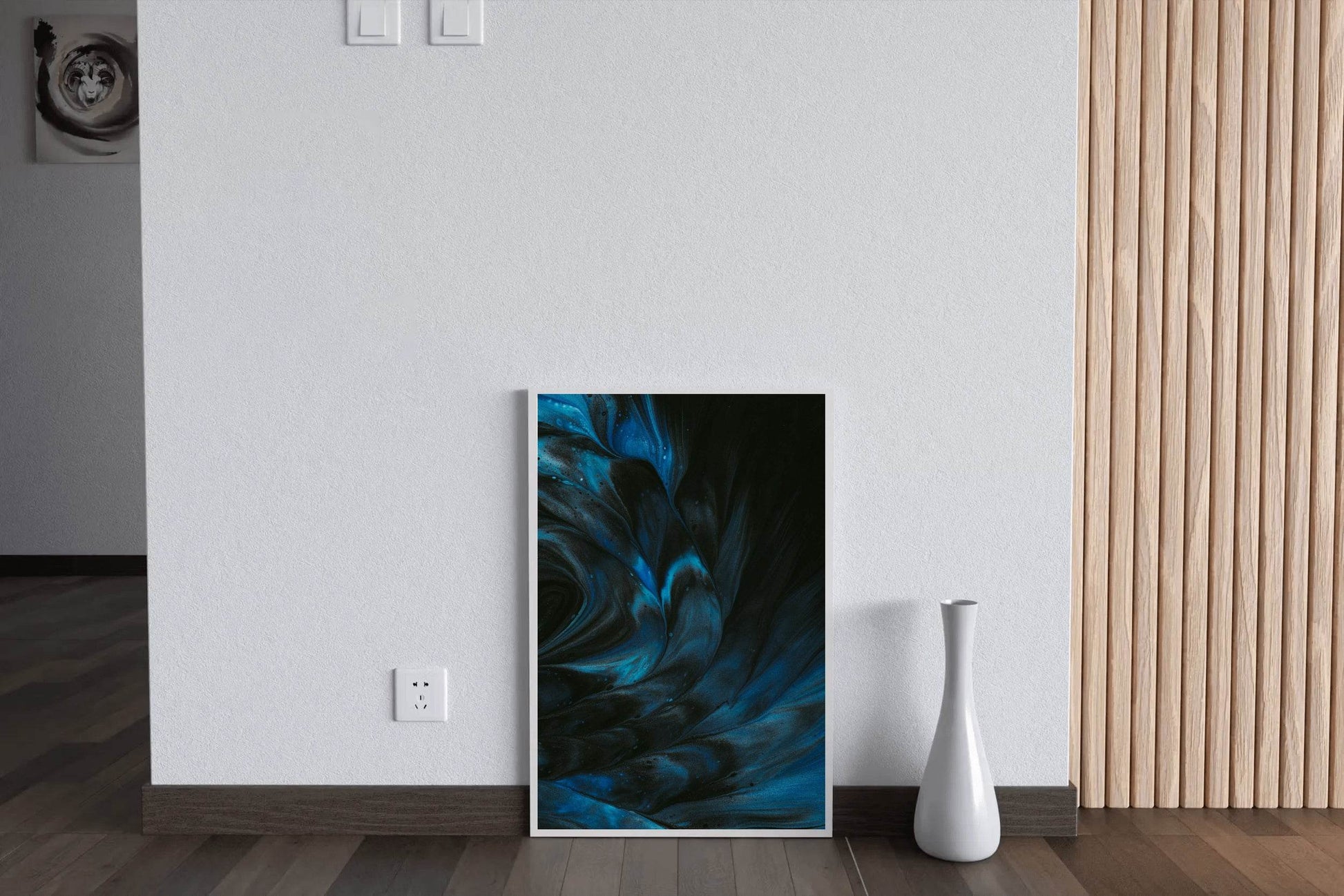 Oil Paint Milkyway View Abstract Wall Art - beink online art store