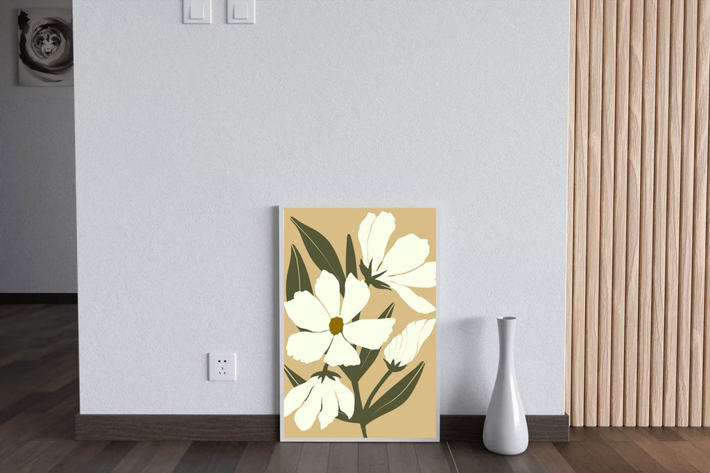 Beautiful Narcissus Flowers Wall Art - beink online art store