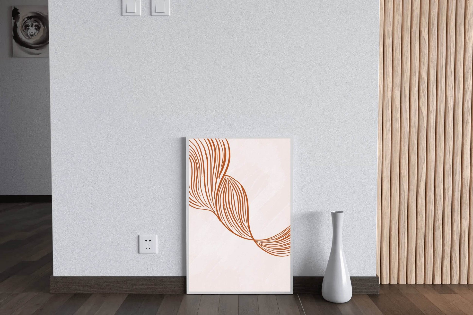 Twisted Threads of The Same Color Wall Art - beink online art store