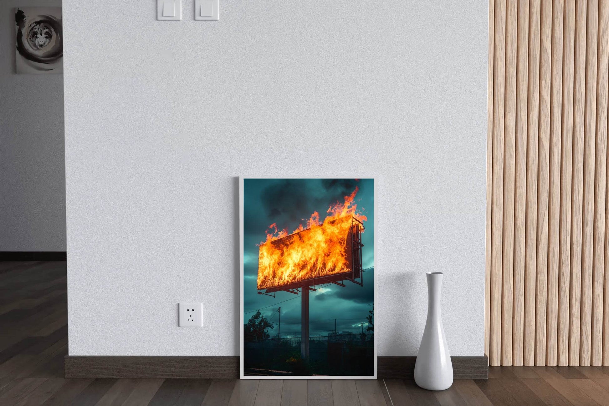 Fiery Billboard Wall Art - beink online art store