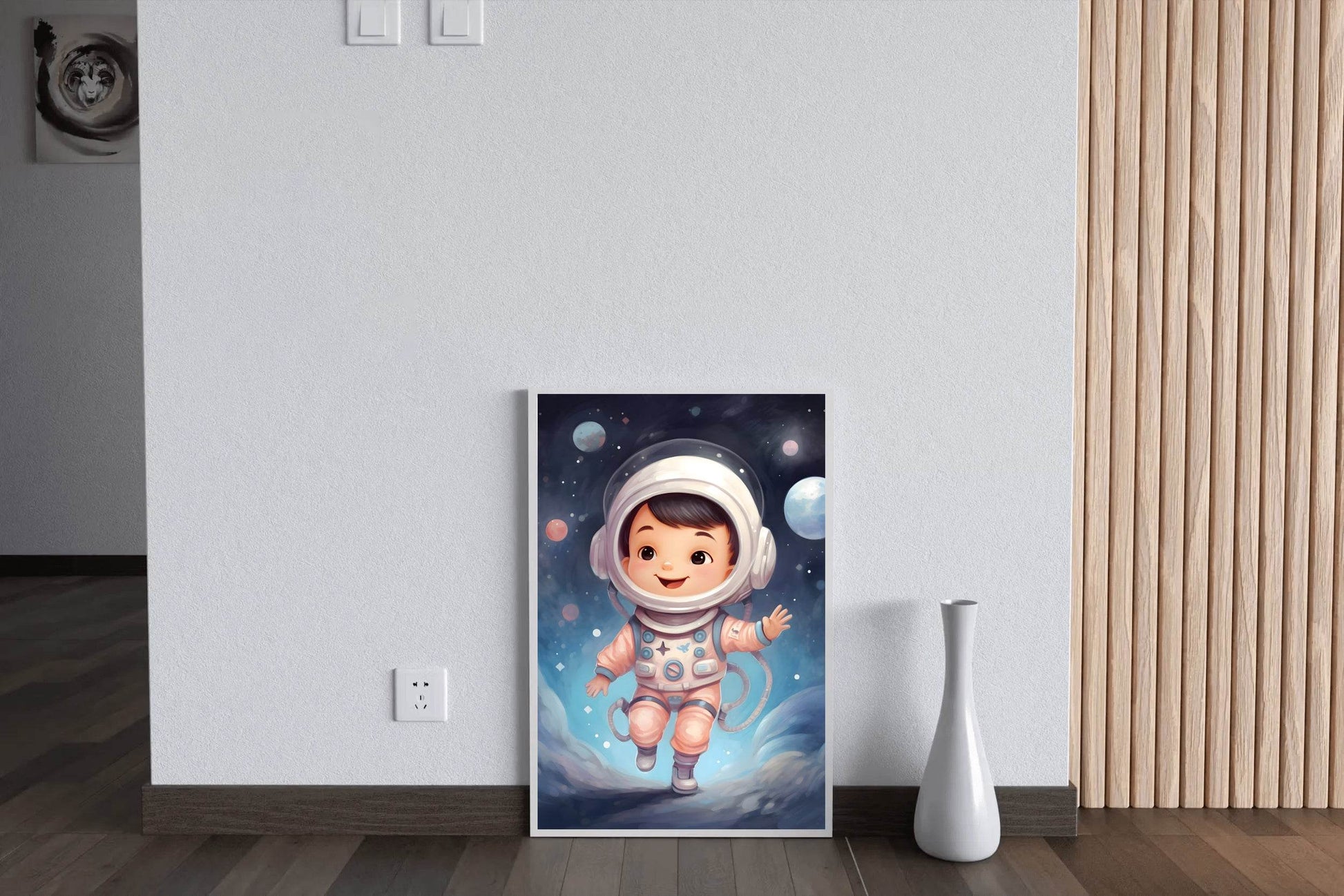 Cute Baby Astronaut Artwork - beink online art store