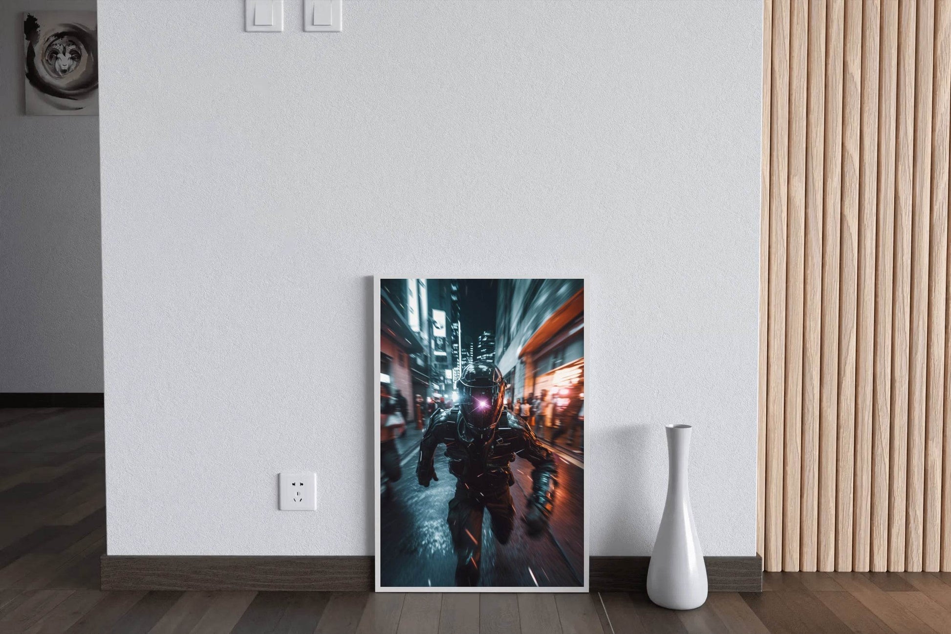 Cyberpunk Robot Vigilum Wall Art - beink online art store