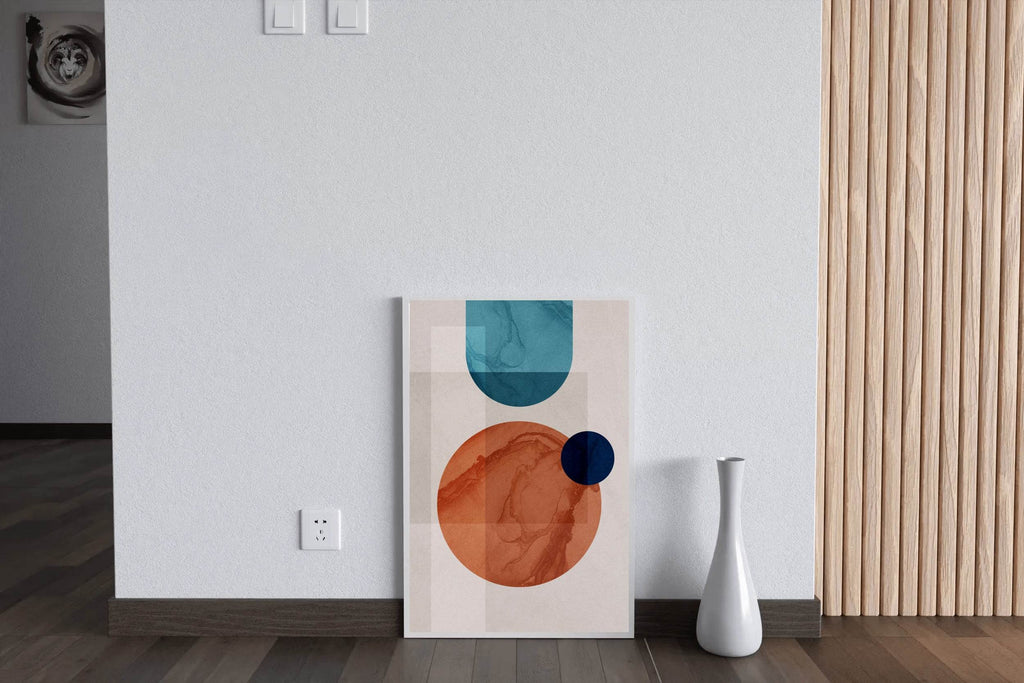 Creative Geomtric Shape Abstract Wall Art - beink online art store