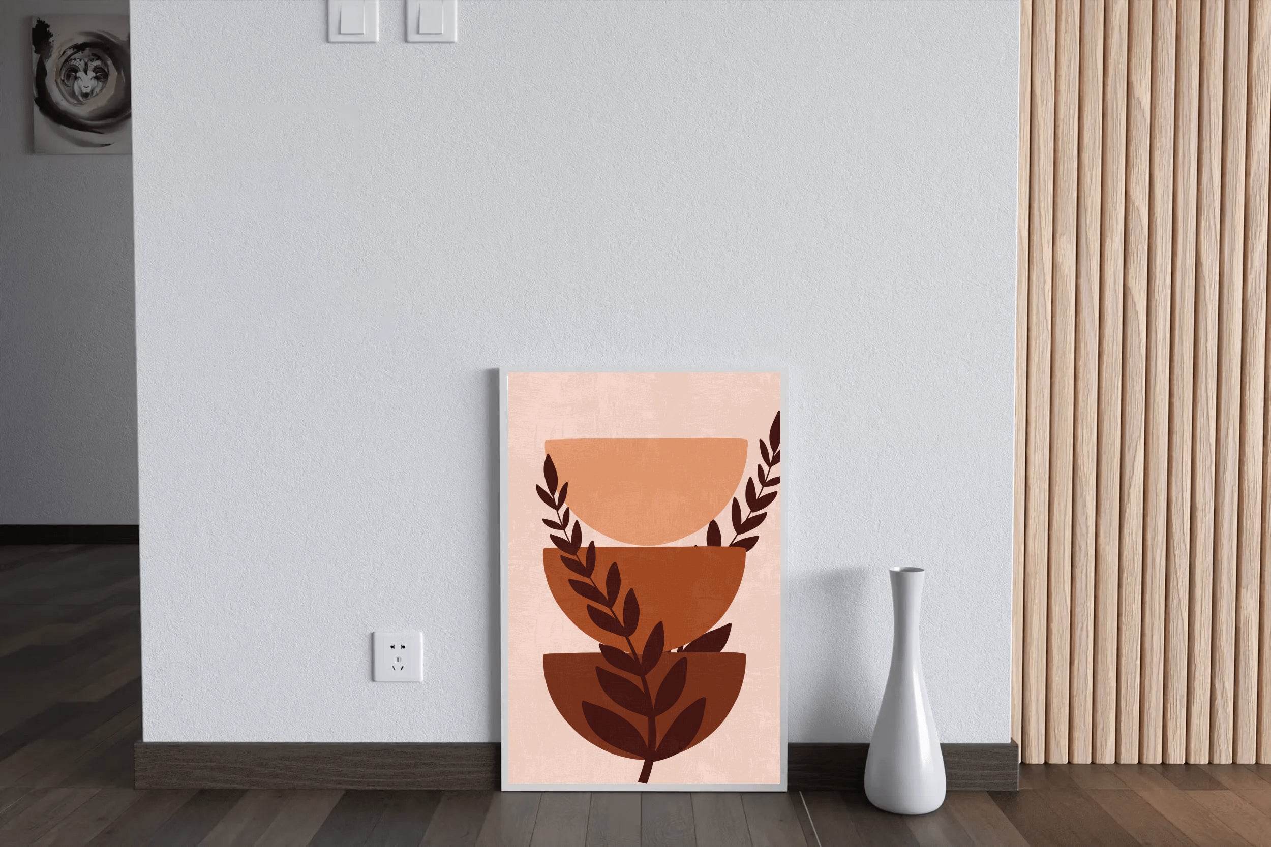 Leaves of Zamophilia Plant Wall Art - beink online art store