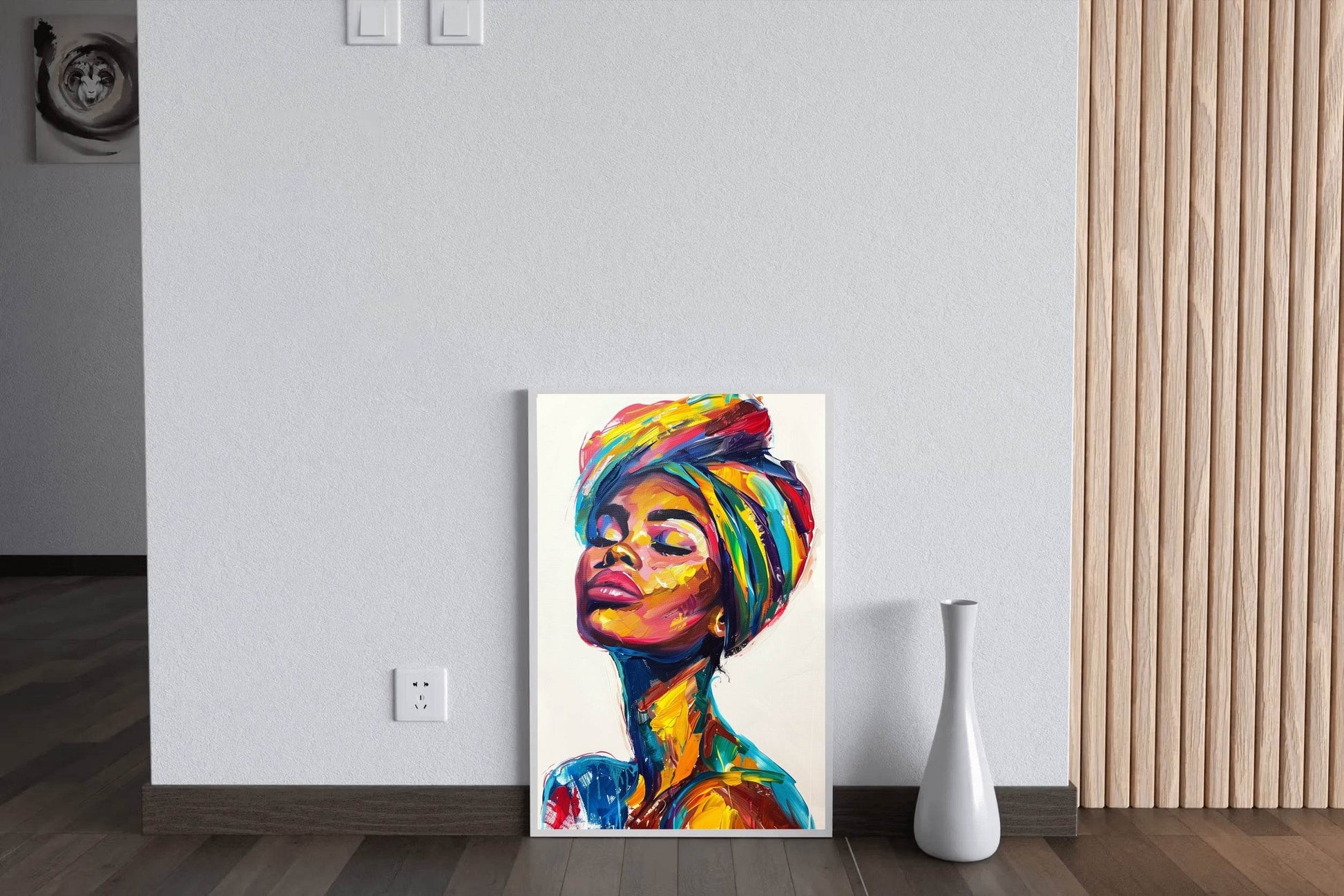 African Woman Painting Wall Art - beink online art store