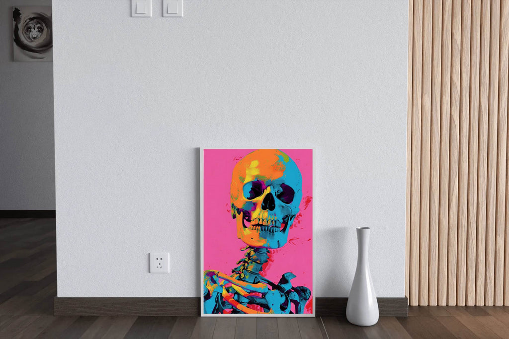 Skeleton Colorful Wall Art - beink online art store