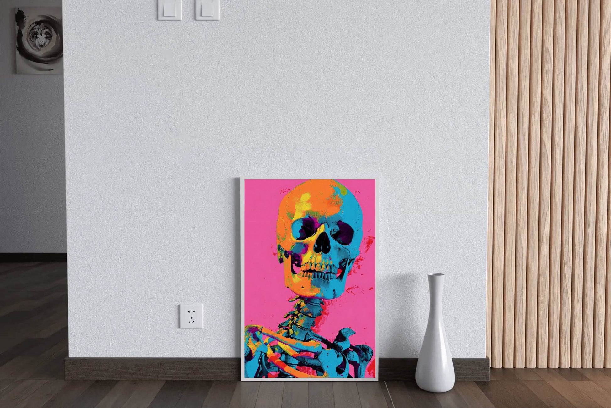Skeleton Colorful Wall Art - beink online art store