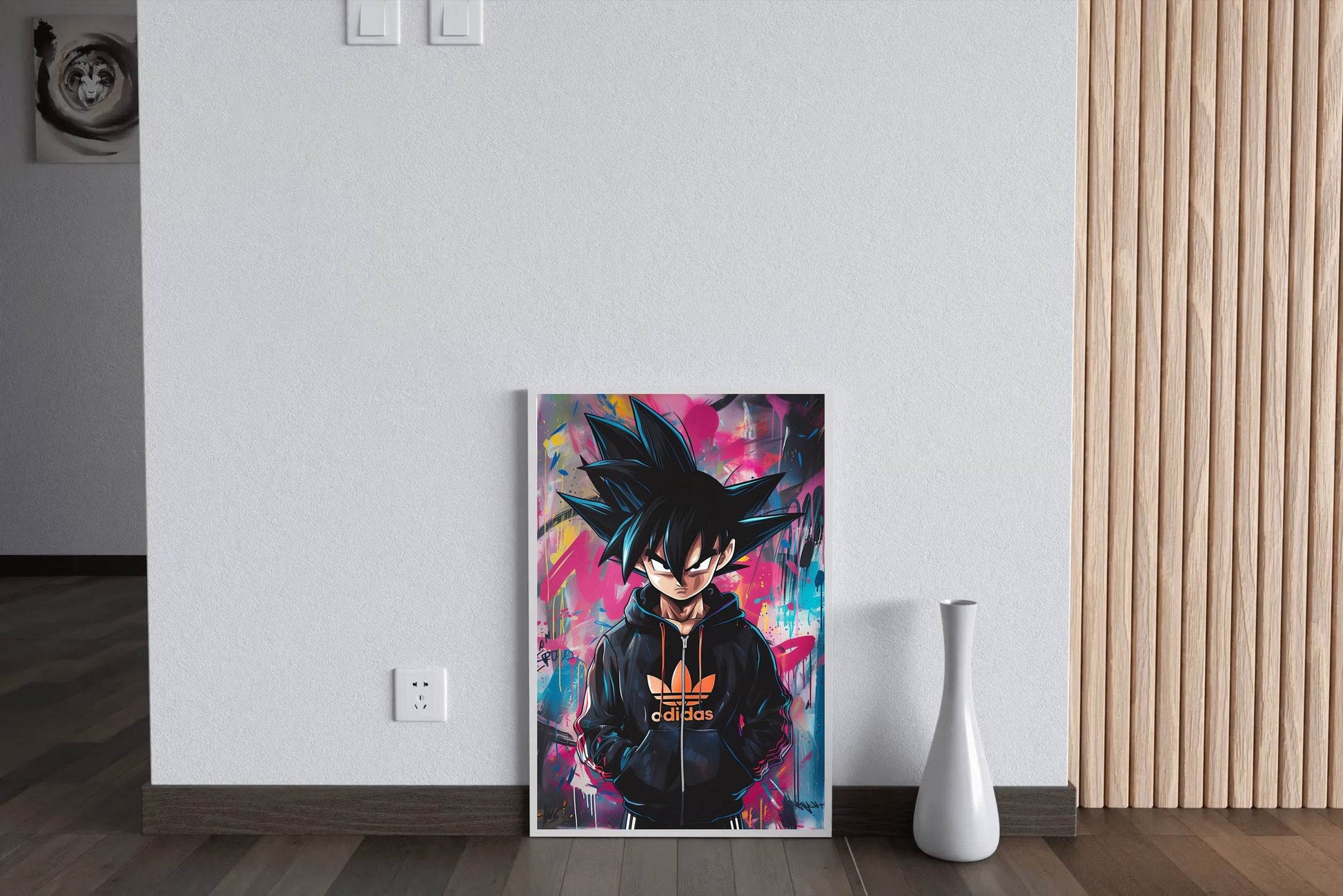 Black Goku Anime Wall Art - beink online art store