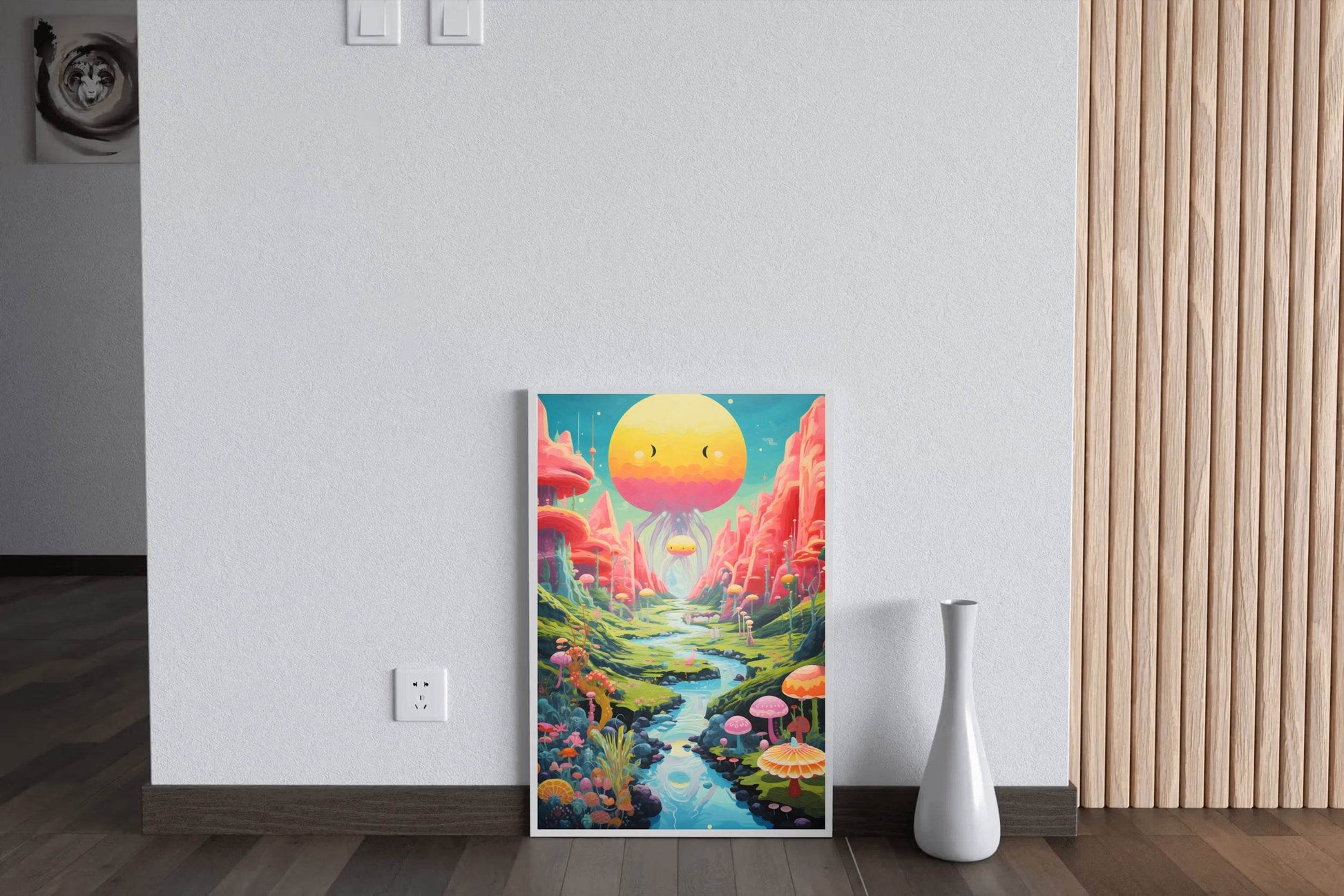 Master Flame Psychedelic Themed Aesthetic Wall Art - beink online art store