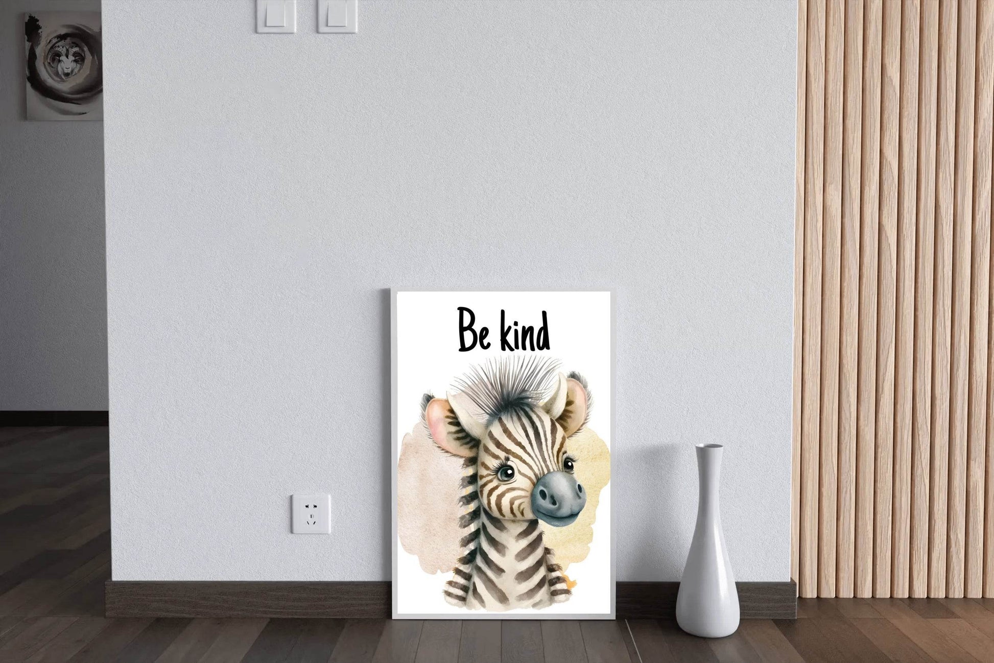 Drawing of Baby Zebra Wall Art - beink online art store