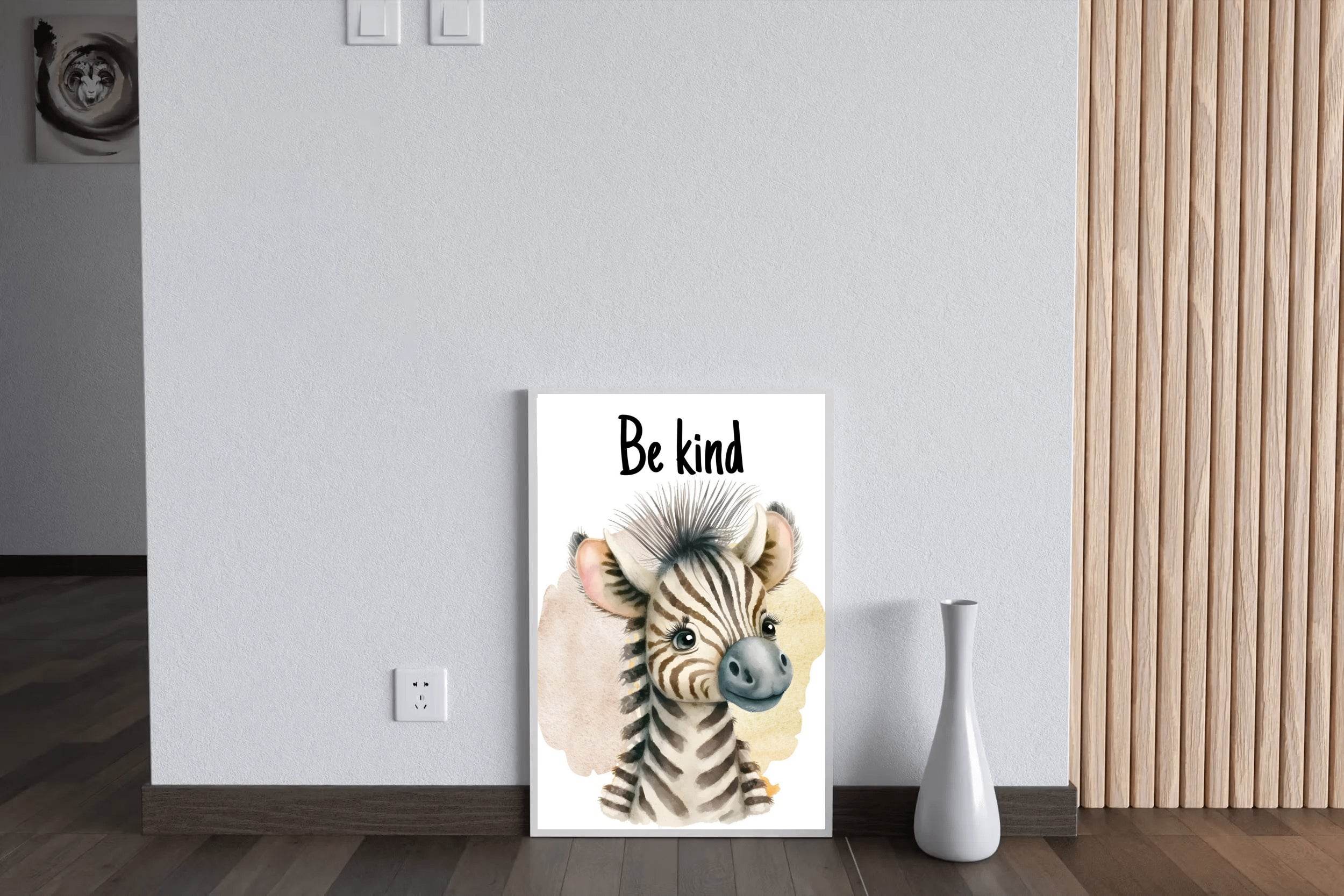 Drawing of Baby Zebra Wall Art - beink online art store