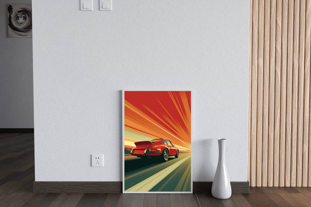 Porsche 911 Sports Wall Art - beink online art store
