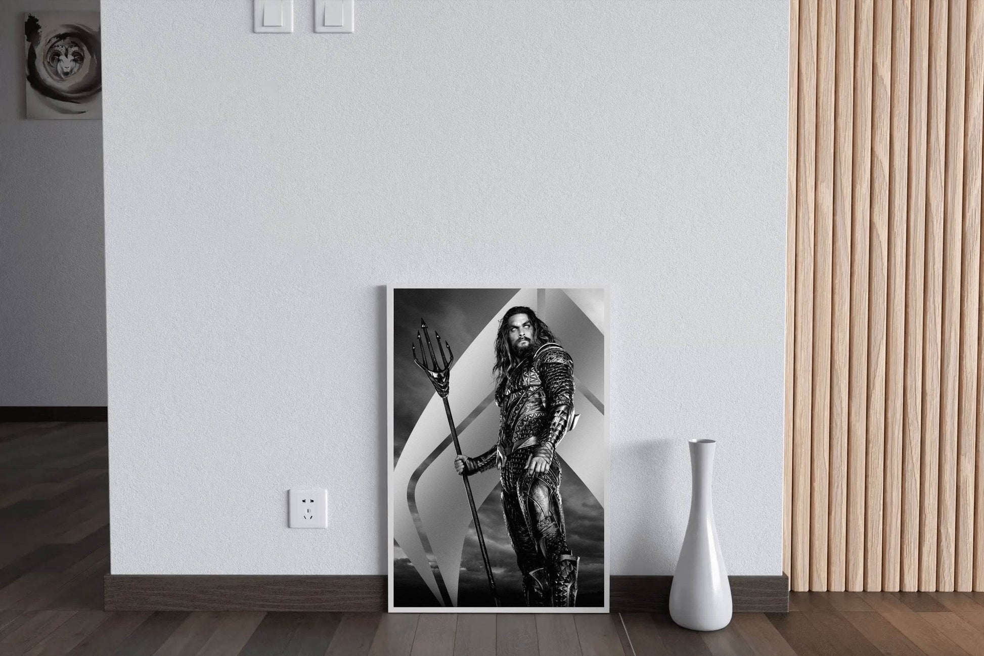 Aquaman and the Lost Kingdom in Black and White Wall Art - beink online art store