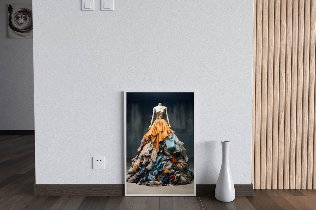 Colorful Clothes On Mannequins Wall Art - beink online art store