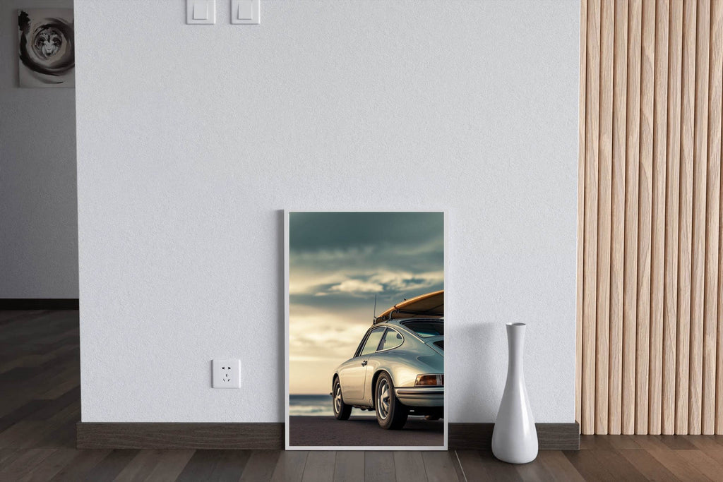Porsche 911 Vintage Wall Art - beink online art store