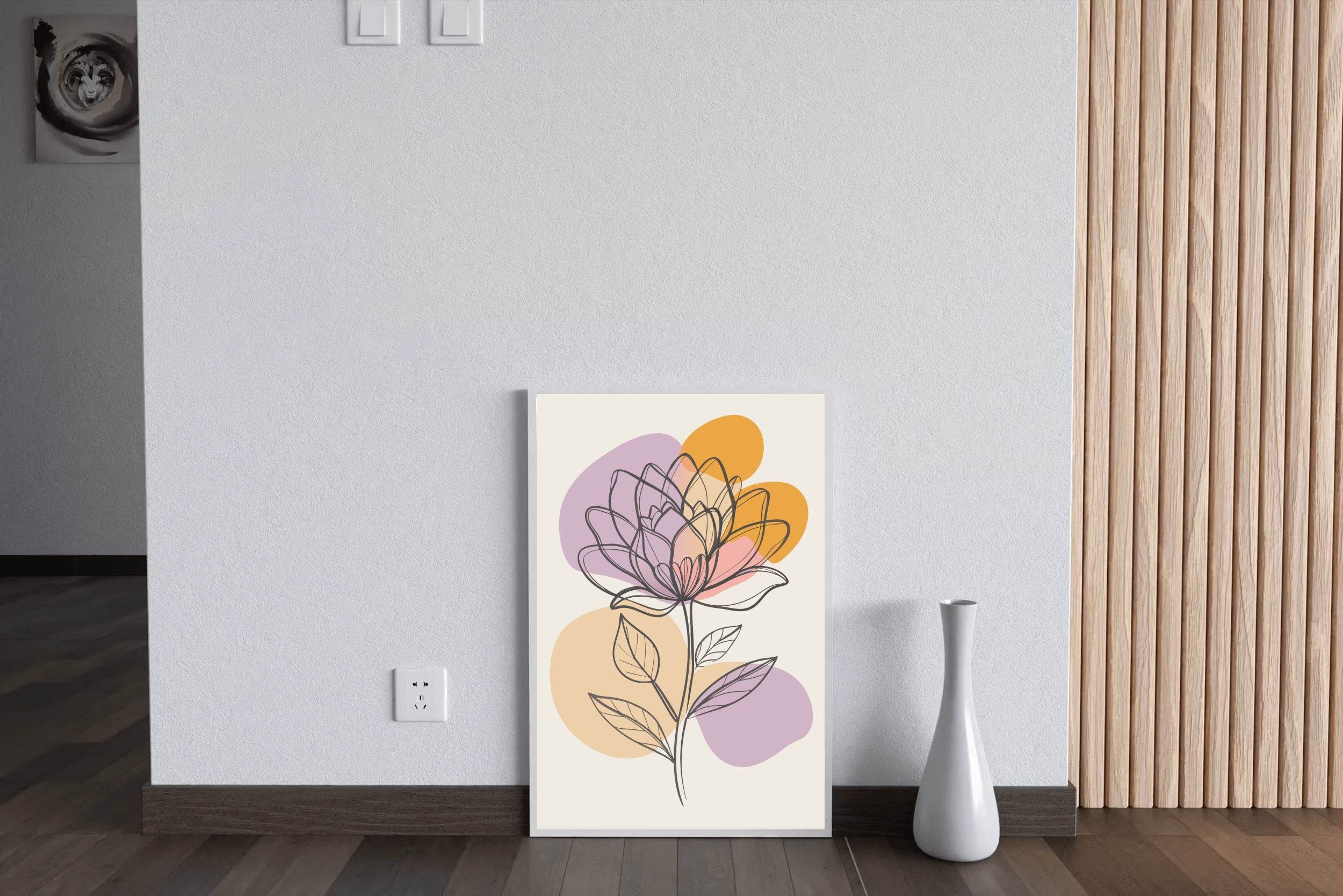 Jasmine Flower Painting Wall Art - beink online art store