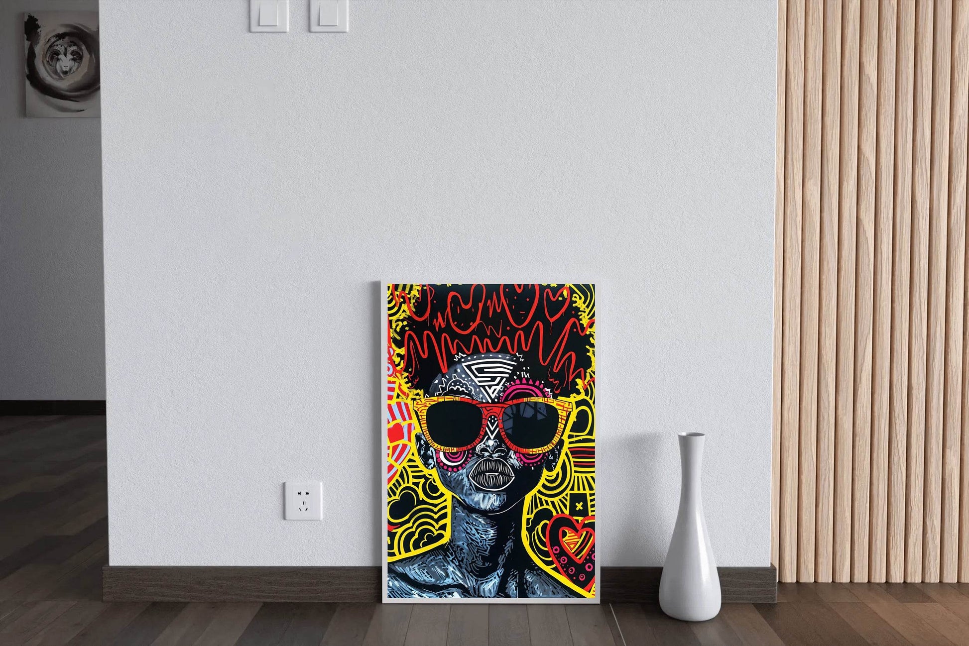 Funky Afro Wall Art - beink online art store