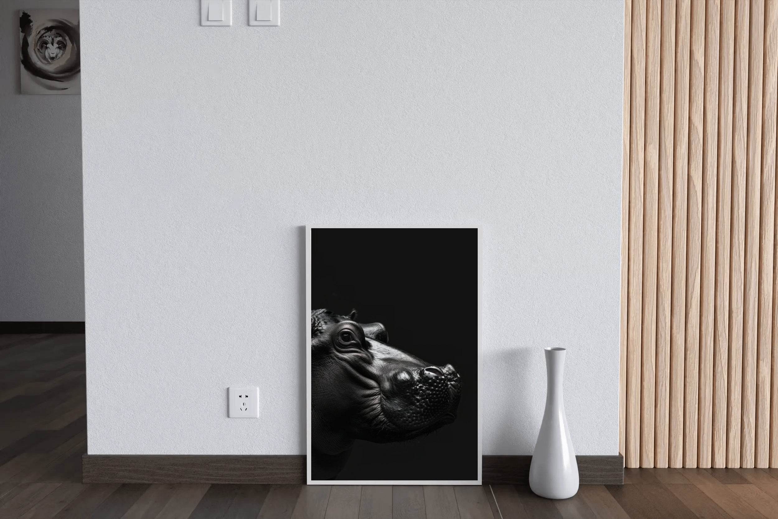 Rhinoceros Black & White Wall Art - beink online art store