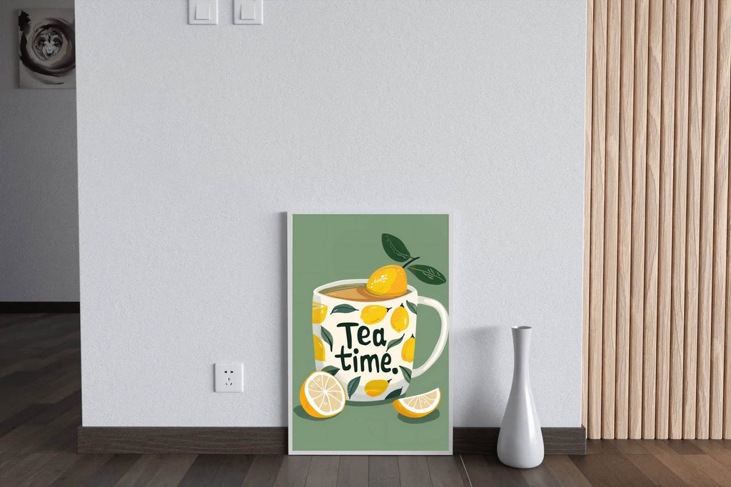 Painting of Tea Cup Wall Art - beink online art store