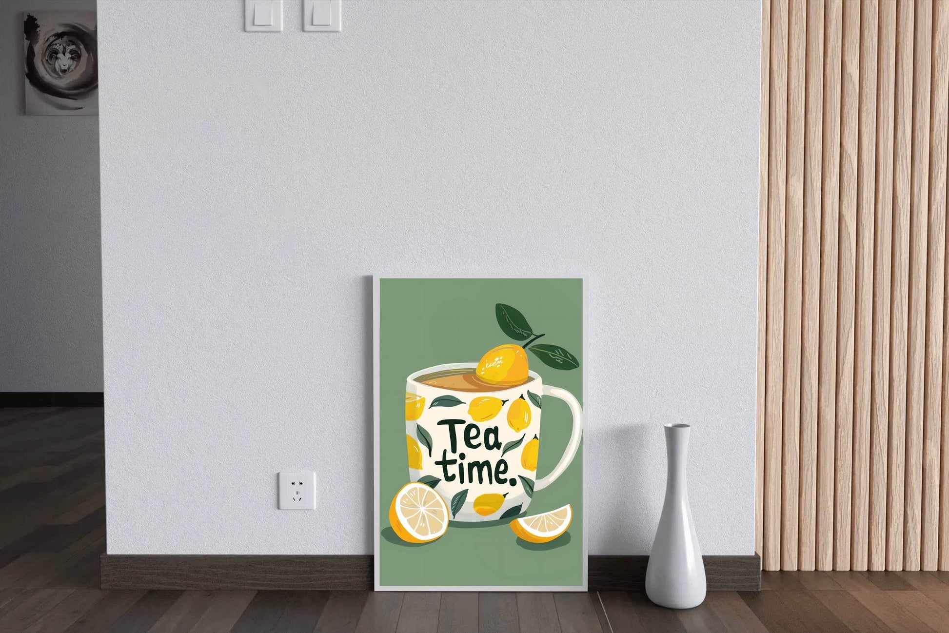 Painting of Tea Cup Wall Art - beink online art store