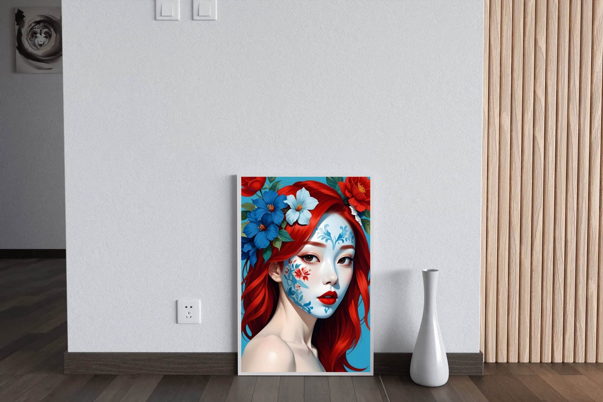Asian Lady with Special Makeup Wall Art - beink online art store