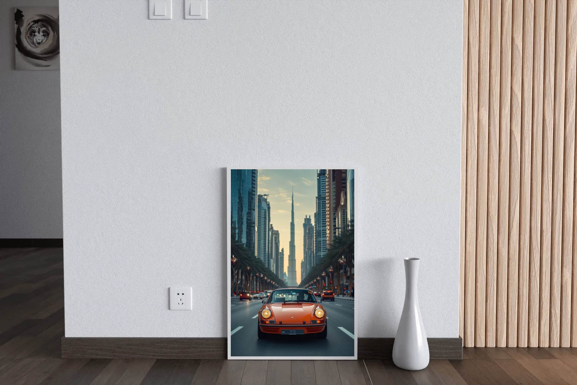Driving Porsche In The City Wall Art - beink online art store