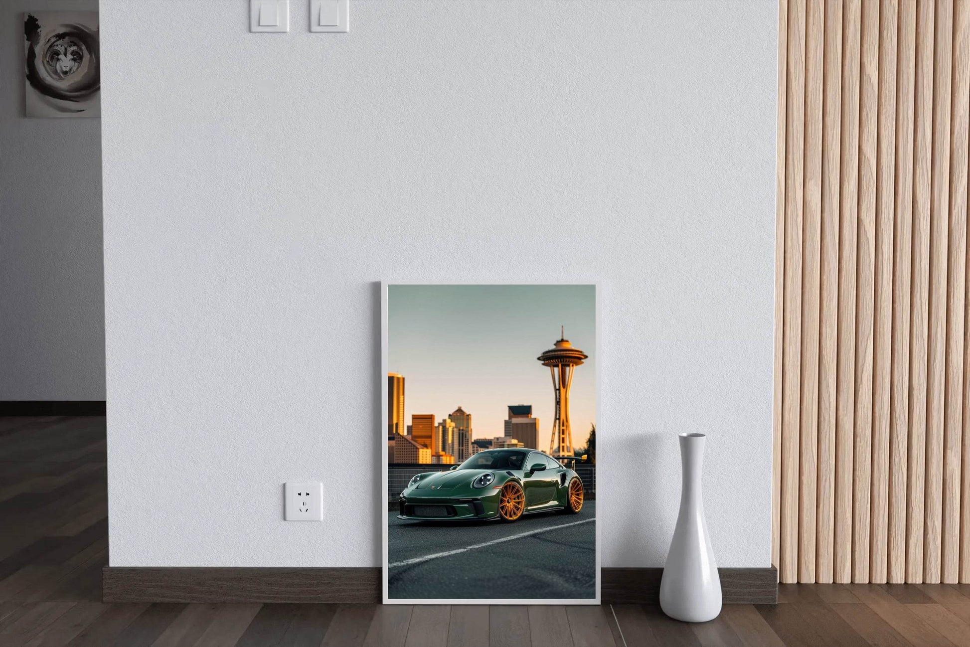 Porsche RS Green Wall Art - beink online art store
