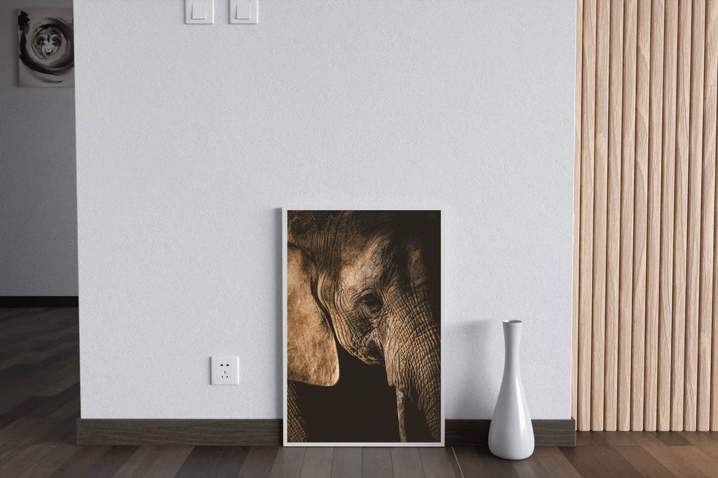 African Bush Elephant Wall Art - beink online art store