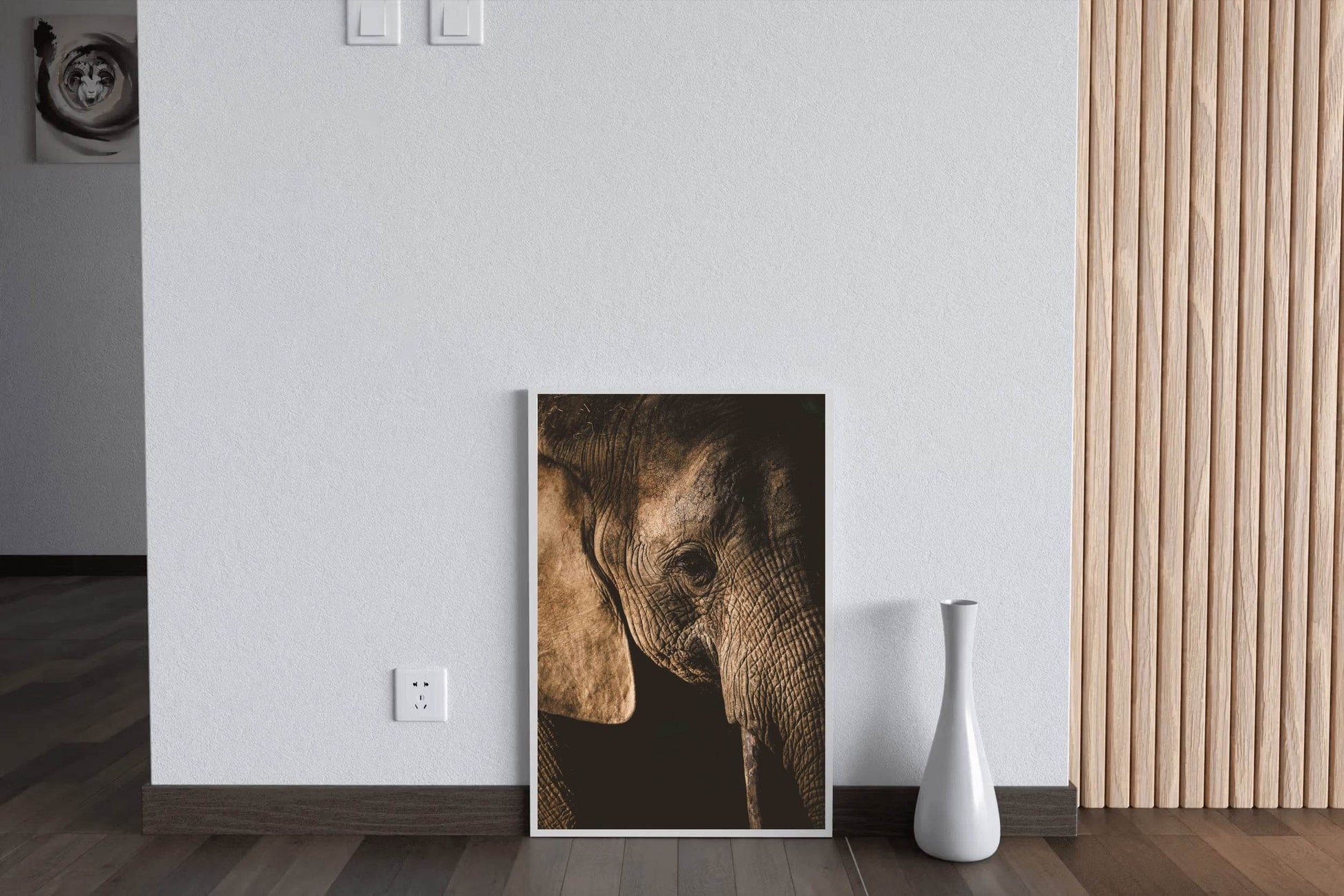 African Bush Elephant Wall Art - beink online art store
