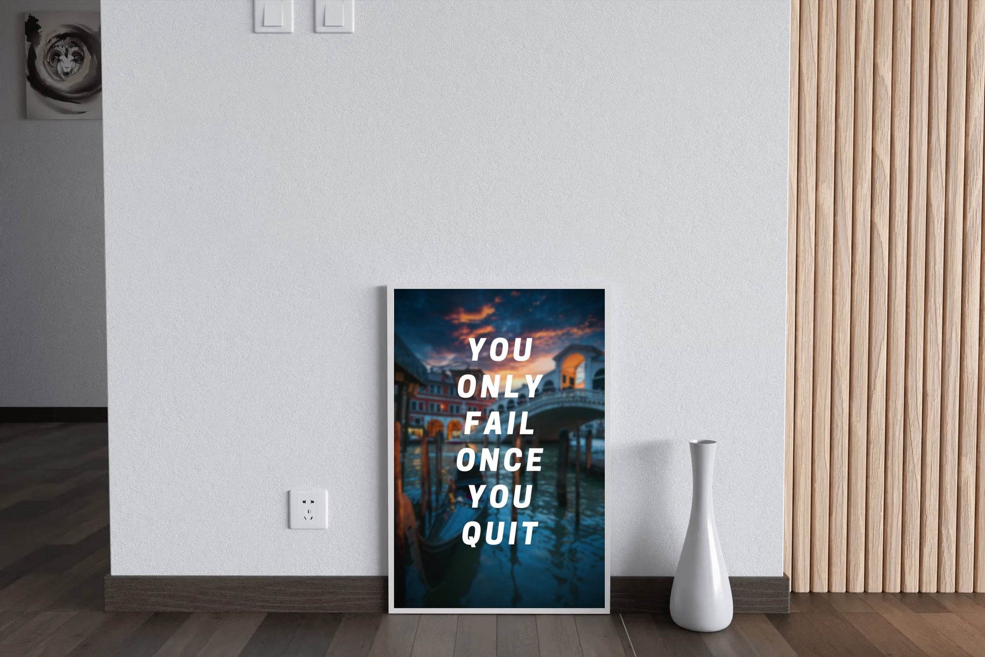 Never Quit Motivational Wall Art - beink online art store